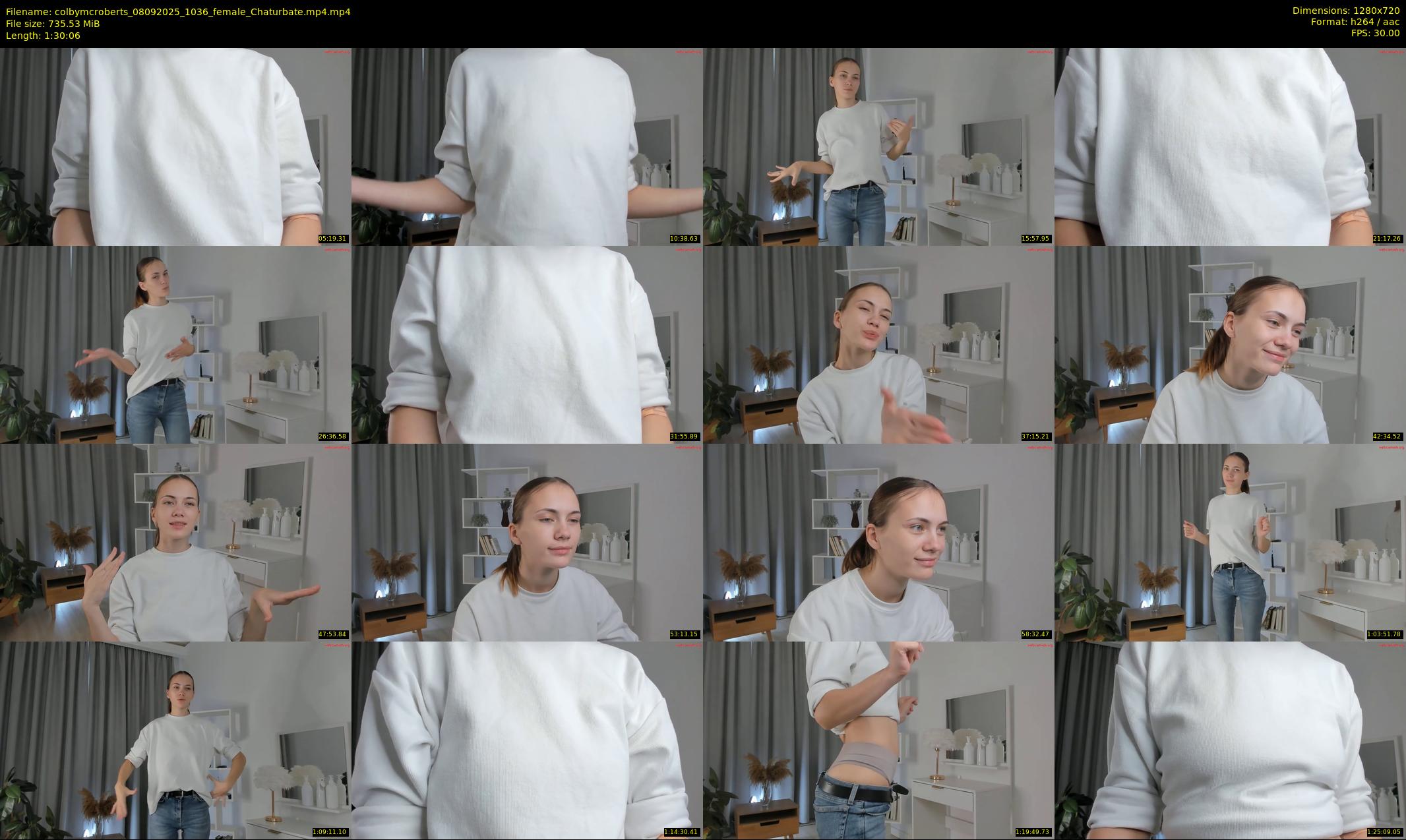 colbymcroberts — 91 minute Chaturbate female cam show recording, 720p, Sep 8, 2025