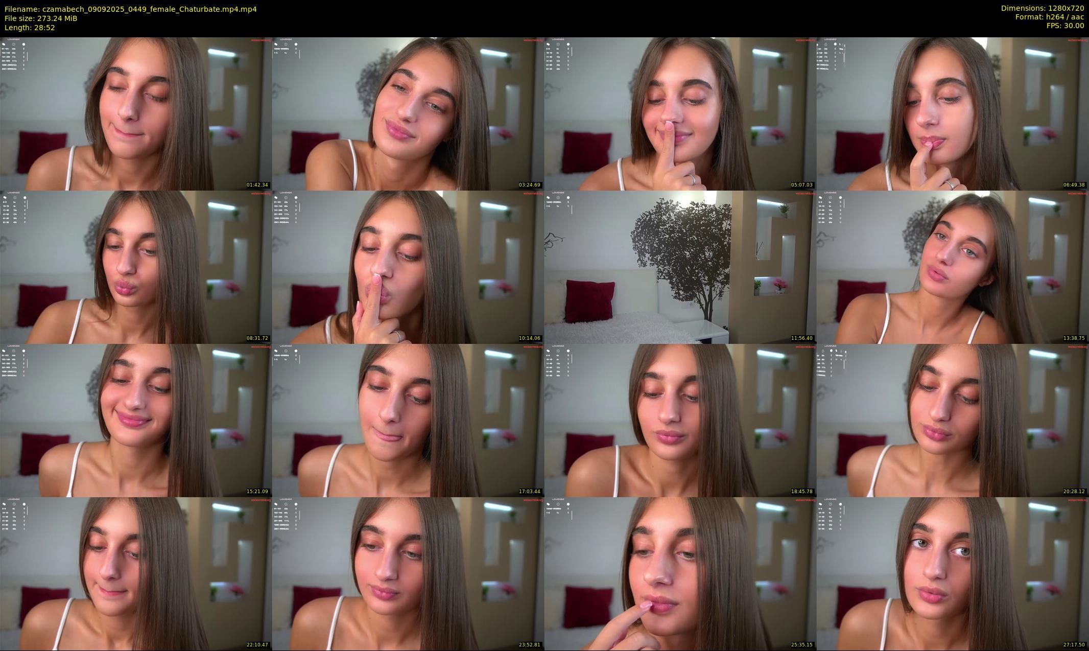 czamabech — 29 minute Chaturbate female cam show recording, 720p, Sep 9, 2025