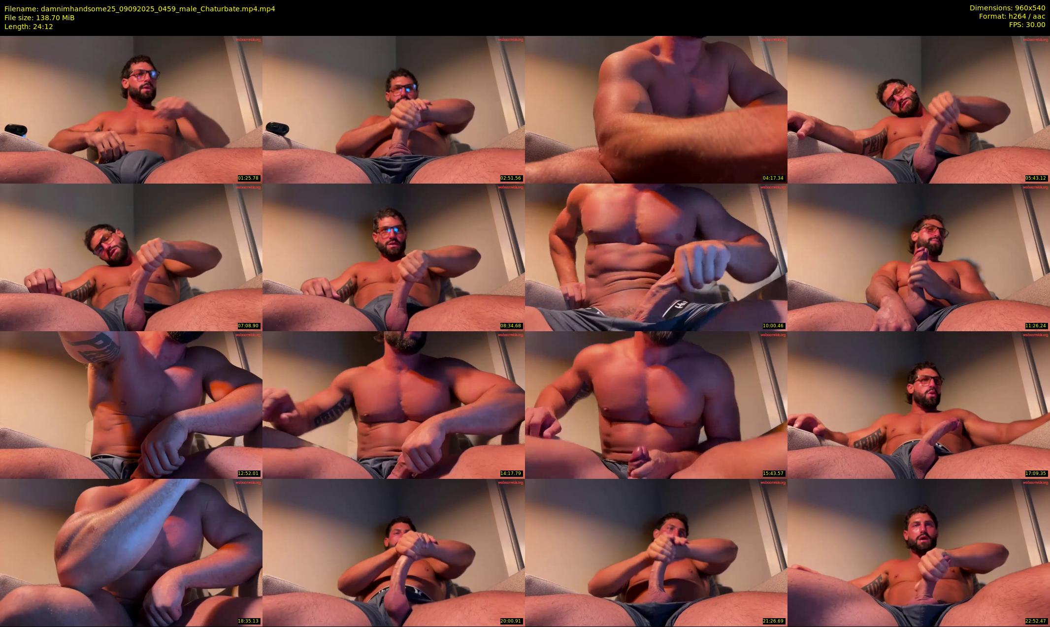 damnimhandsome25 — 25 minute Chaturbate male cam show recording, 480p, Sep 9, 2025