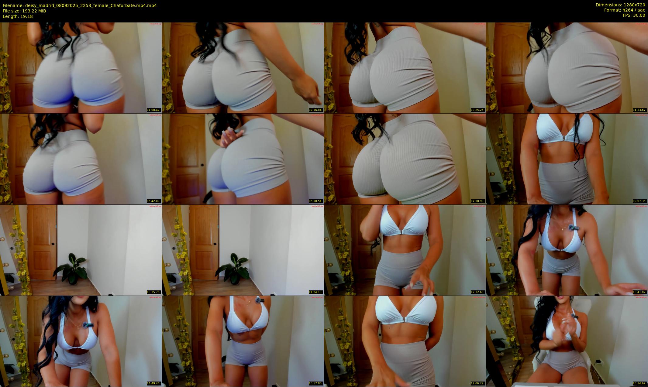 deisy_madrid — 20 minute Chaturbate female cam show recording, 720p, Sep 8, 2025