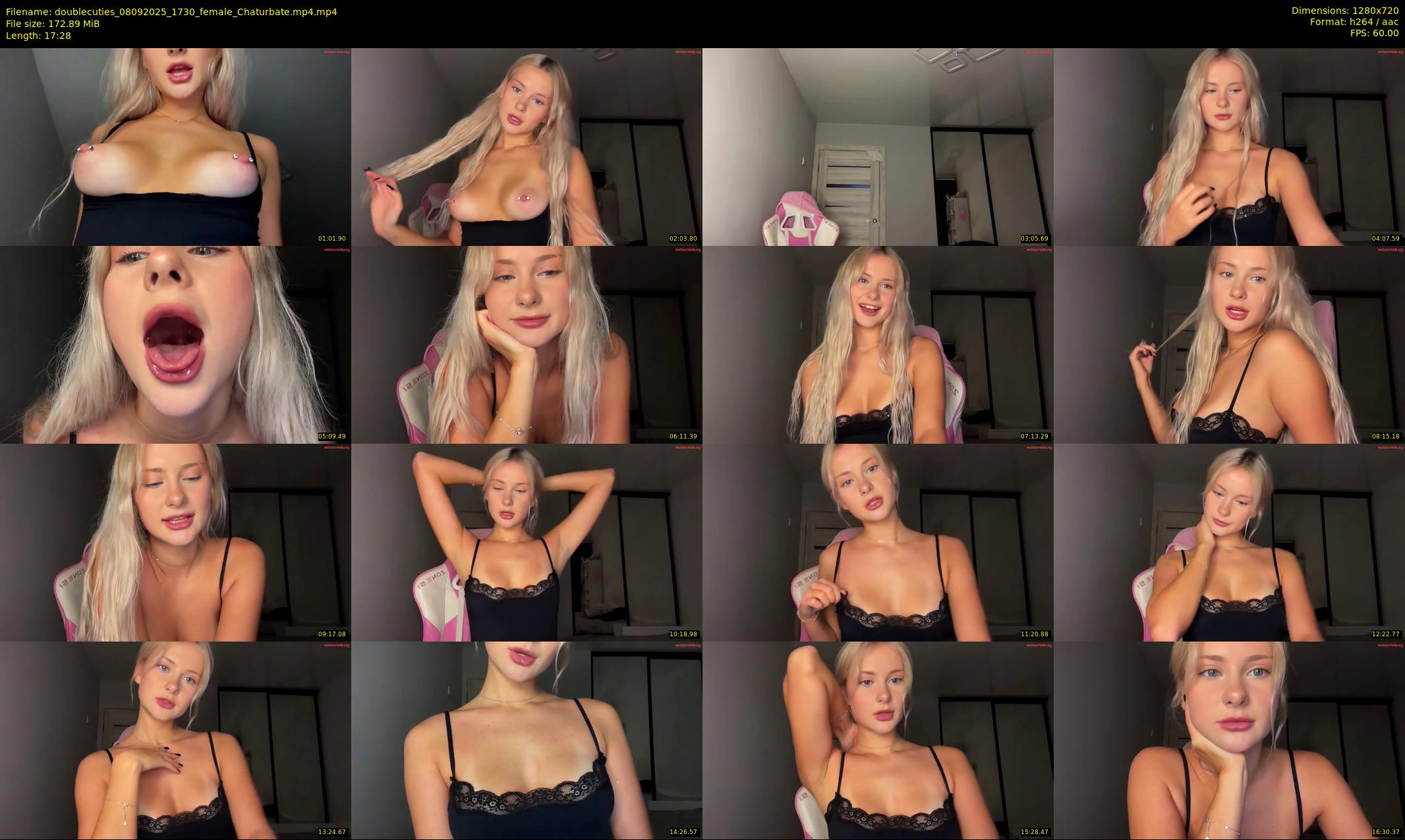 doublecuties — 18 minute Chaturbate couple cam show recording, 720p, Sep 8, 2025
