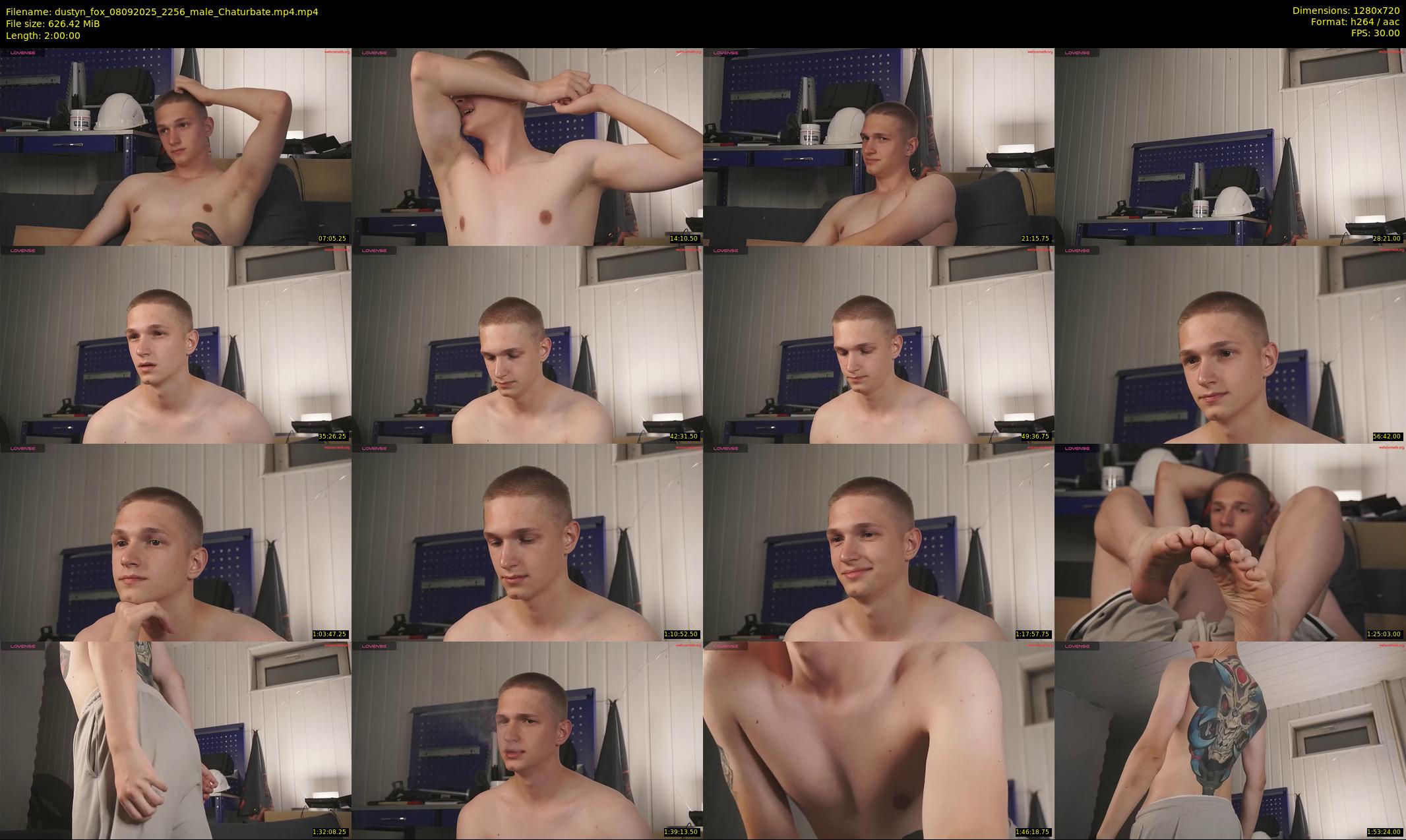 dustyn_fox — 120 minute Chaturbate male cam show recording, 720p, Sep 8, 2025