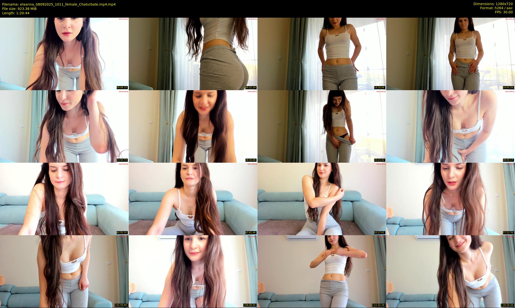 elaanna — 81 minute Chaturbate female cam show recording, 720p, Sep 8, 2025