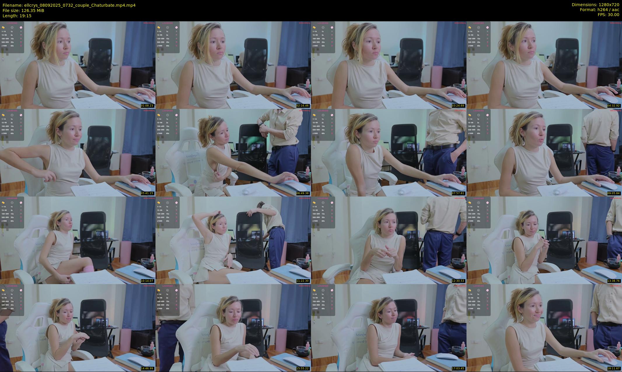 ellcrys — 20 minute Chaturbate couple cam show recording, 720p, Sep 8, 2025