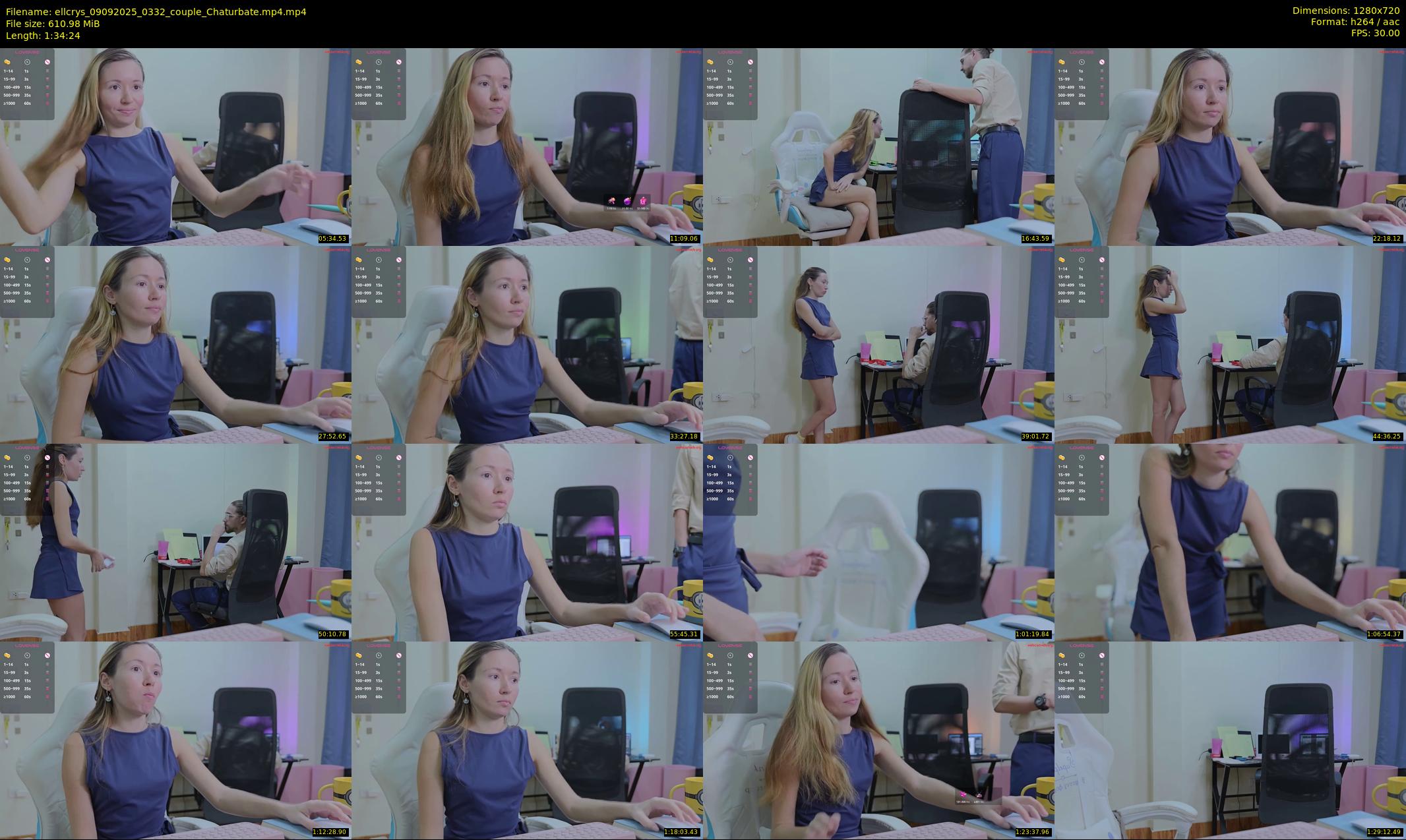 ellcrys — 95 minute Chaturbate couple cam show recording, 720p, Sep 9, 2025