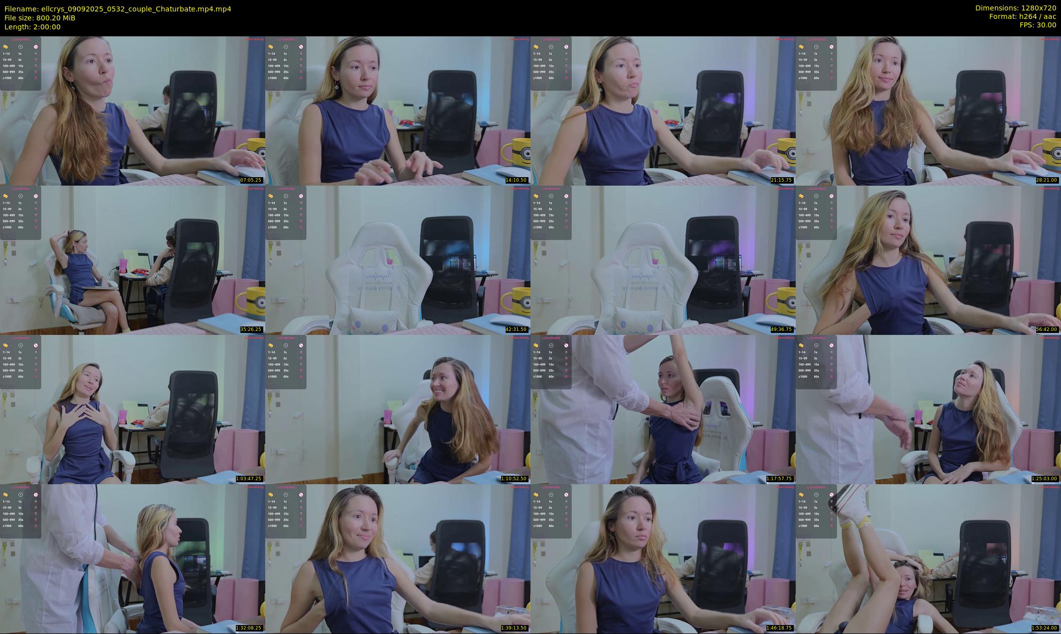 ellcrys — 120 minute Chaturbate couple cam show recording, 720p, Sep 9, 2025