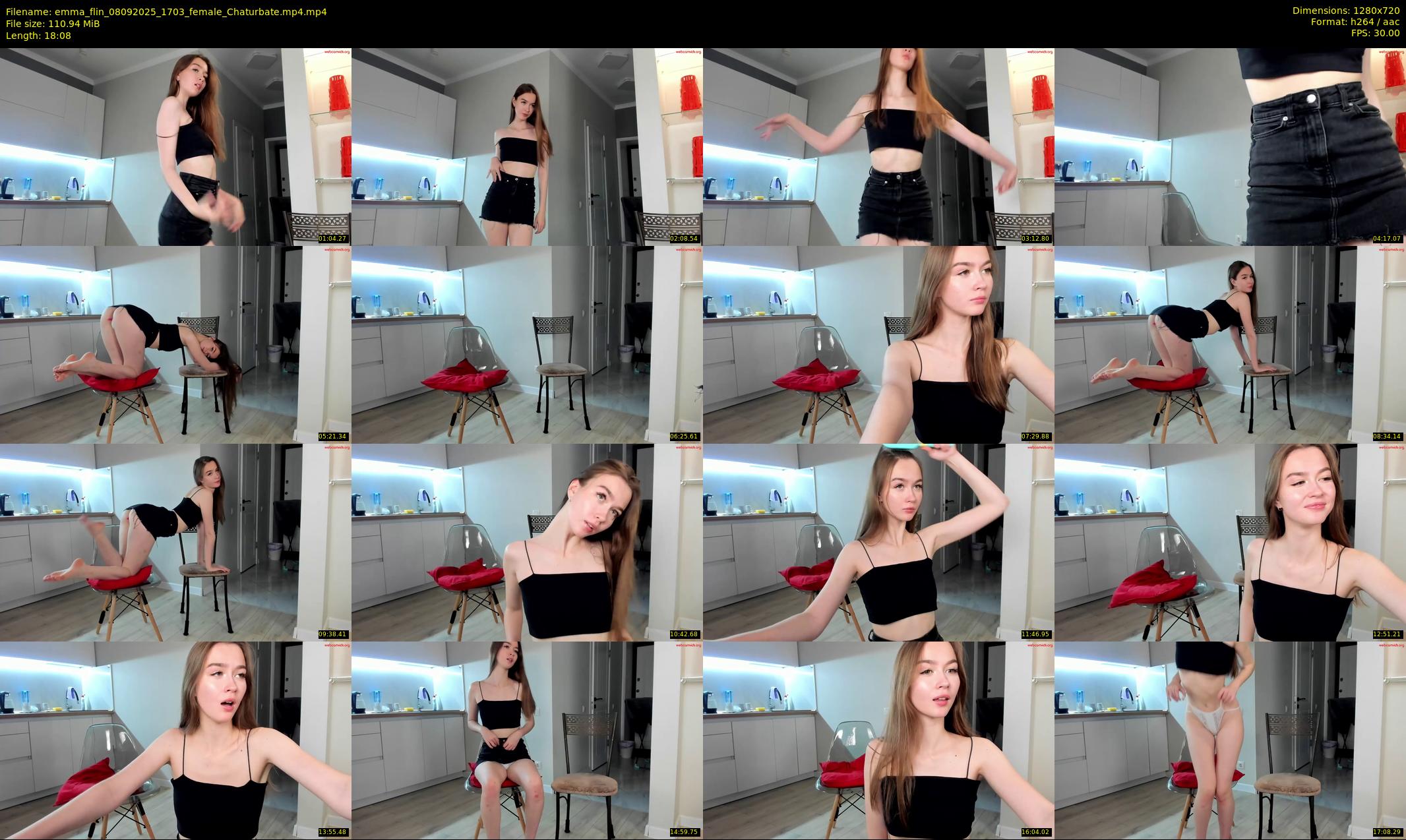 emma_flin — 19 minute Chaturbate female cam show recording, 720p, Sep 8, 2025