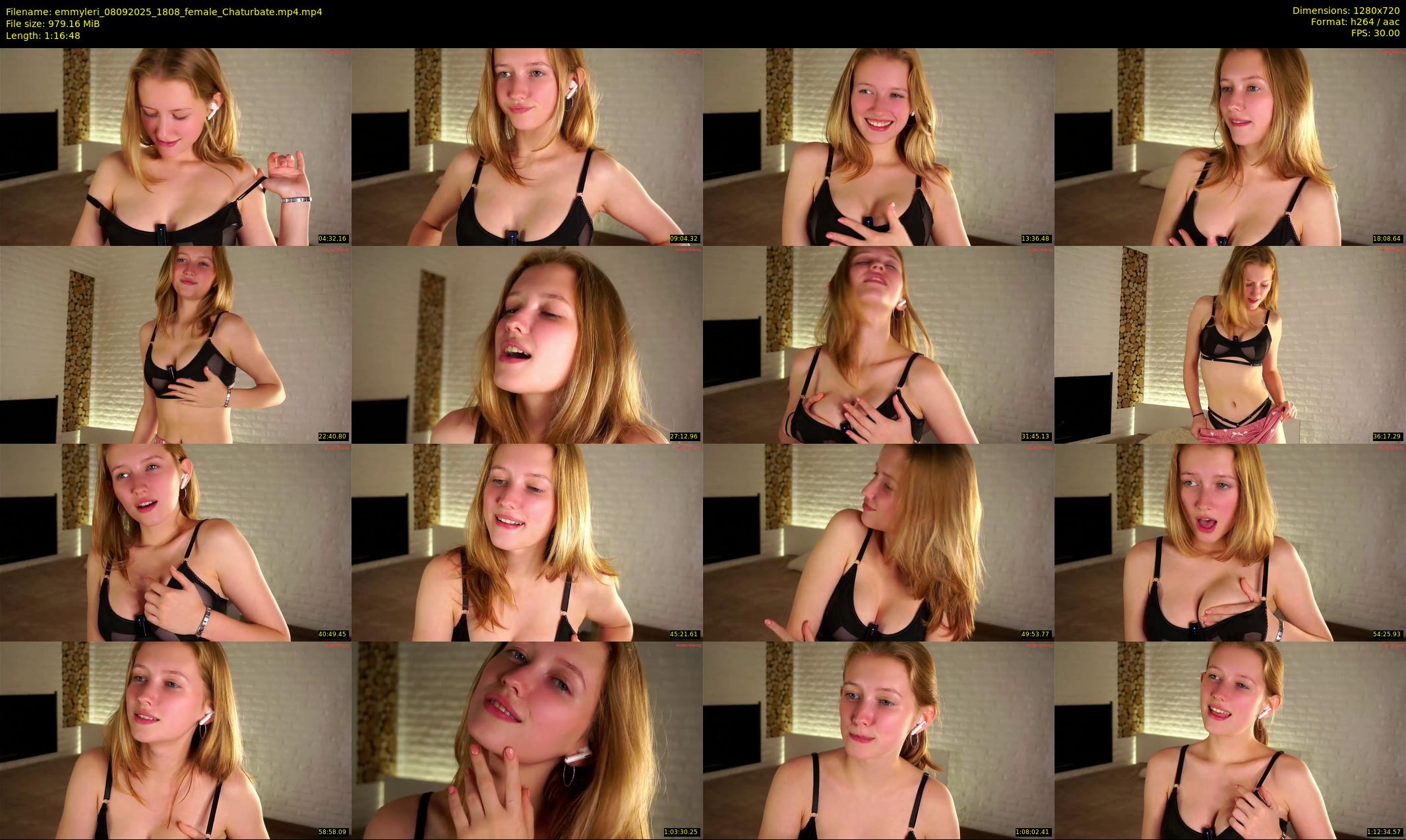 emmyleri — 77 minute Chaturbate female cam show recording, 720p, Sep 8, 2025