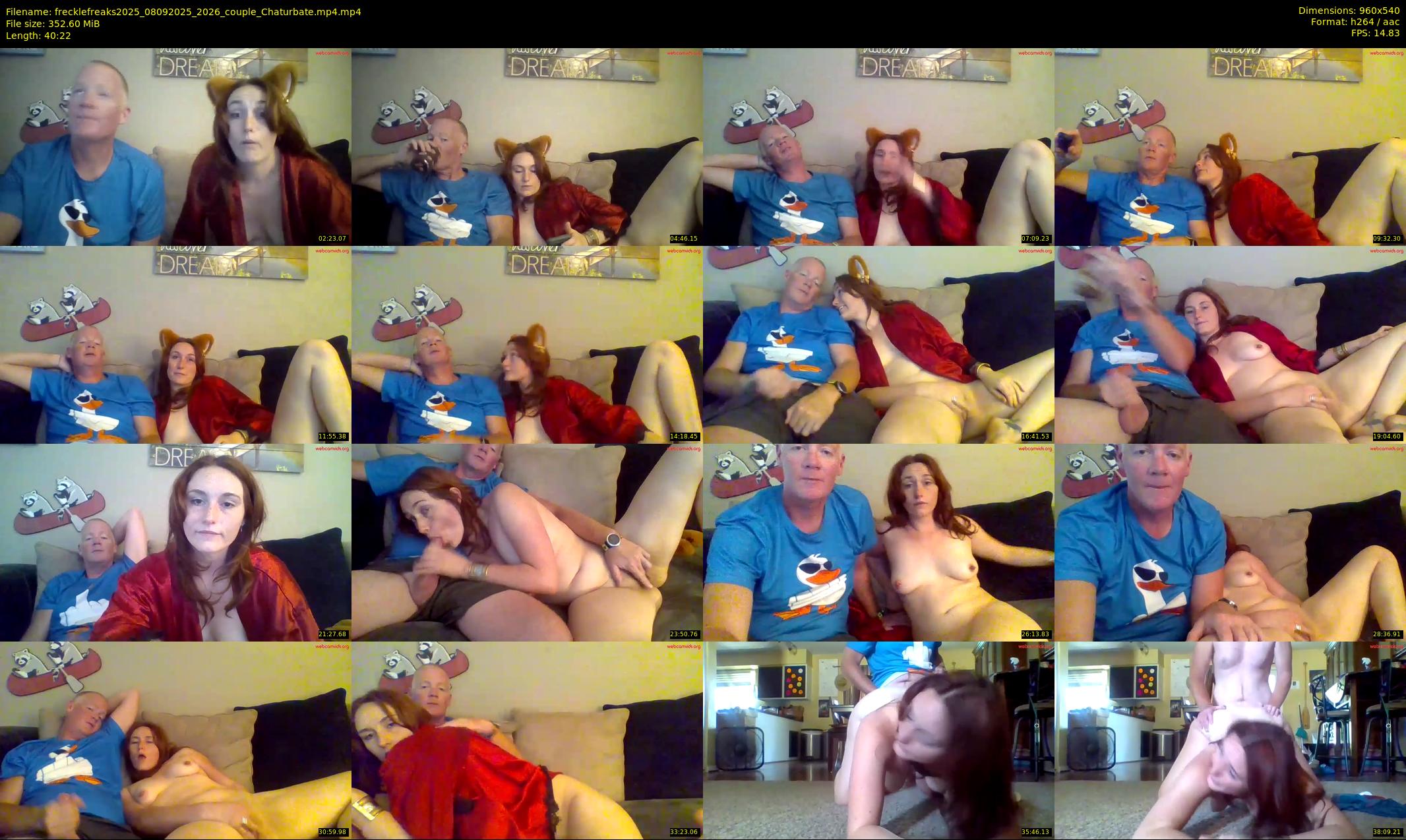 frecklefreaks2025 — 41 minute Chaturbate couple cam show recording, 480p, Sep 8, 2025