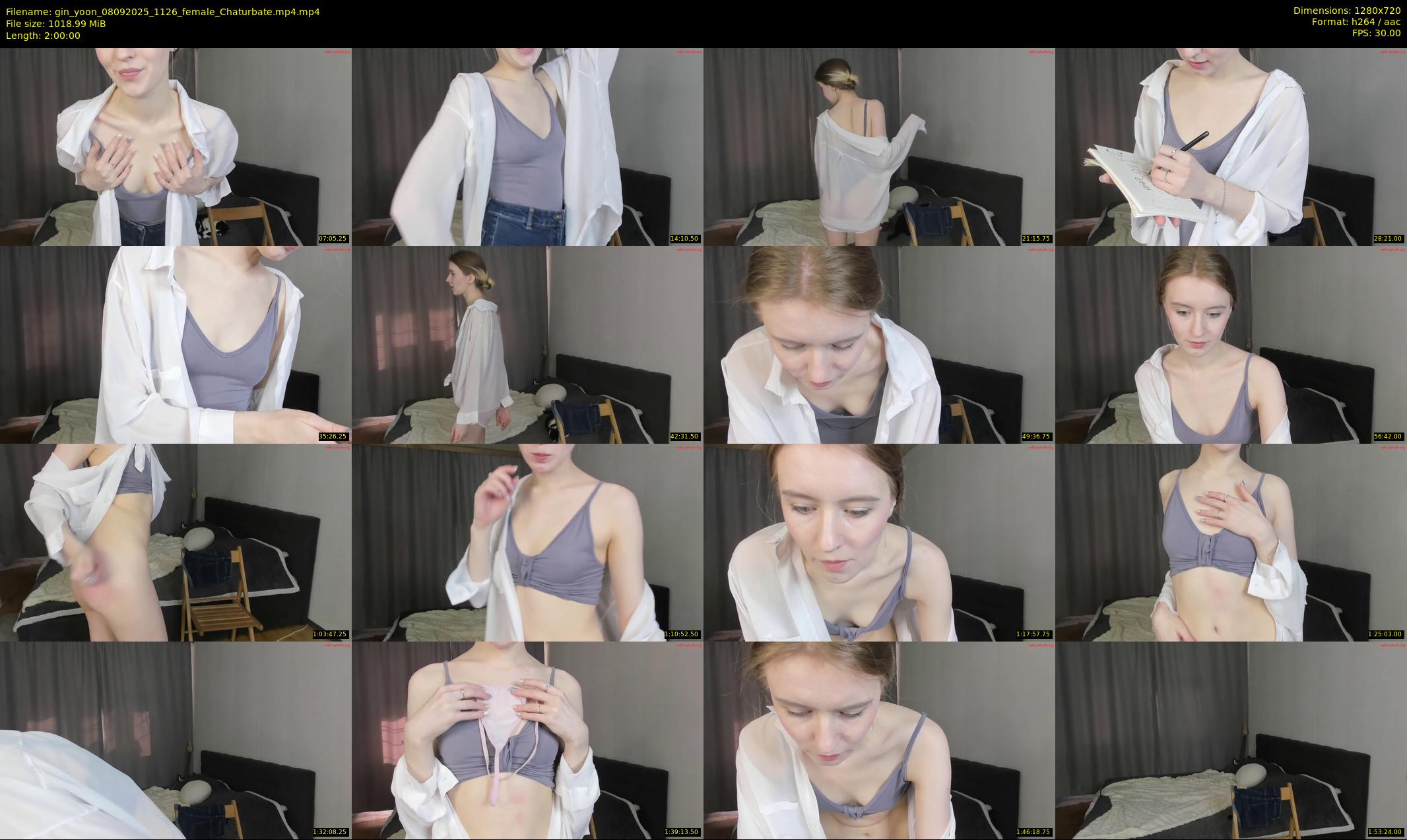 gin_yoon — 120 minute Chaturbate female cam show recording, 720p, Sep 8, 2025