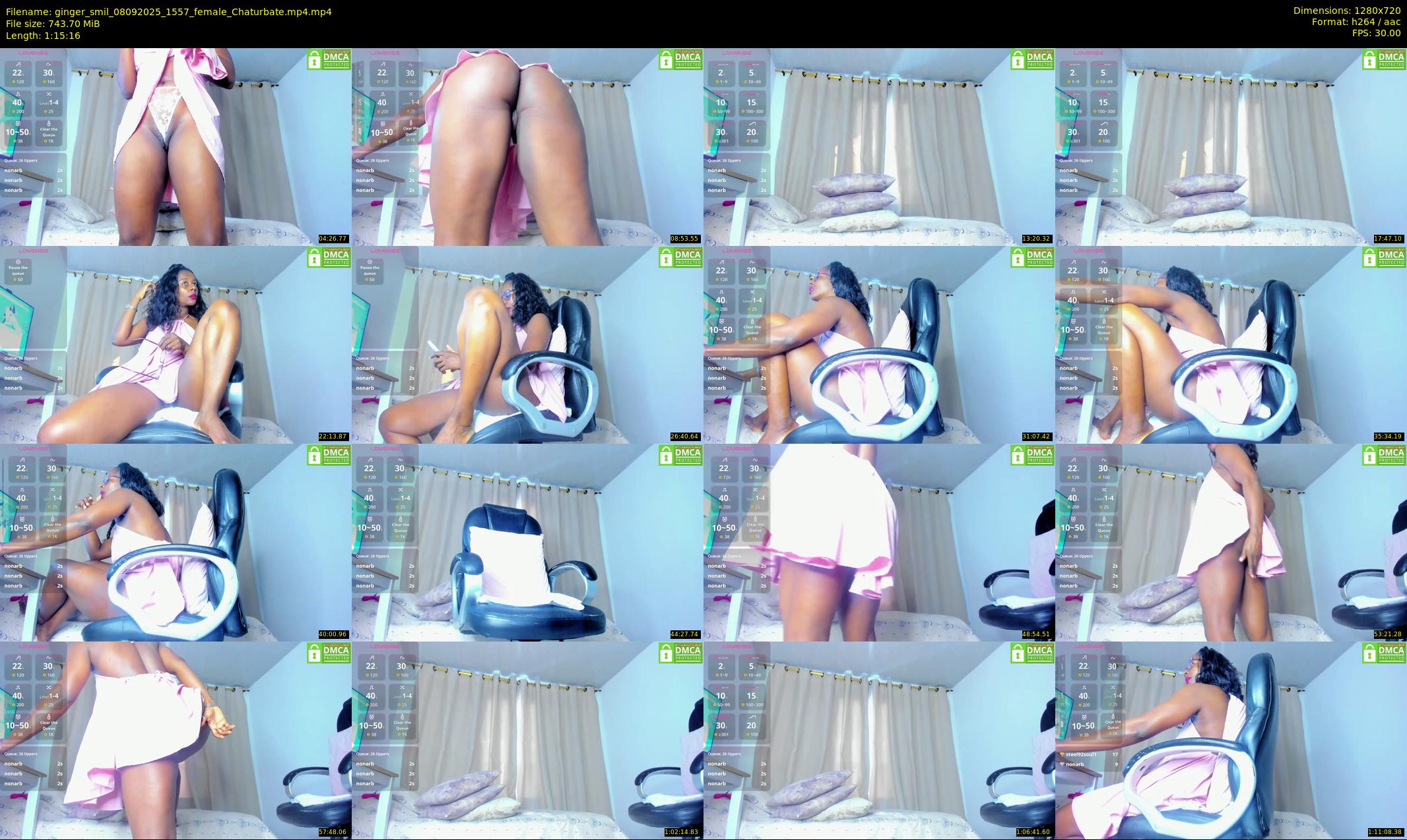 ginger_smil — 76 minute Chaturbate female cam show recording, 720p, Sep 8, 2025