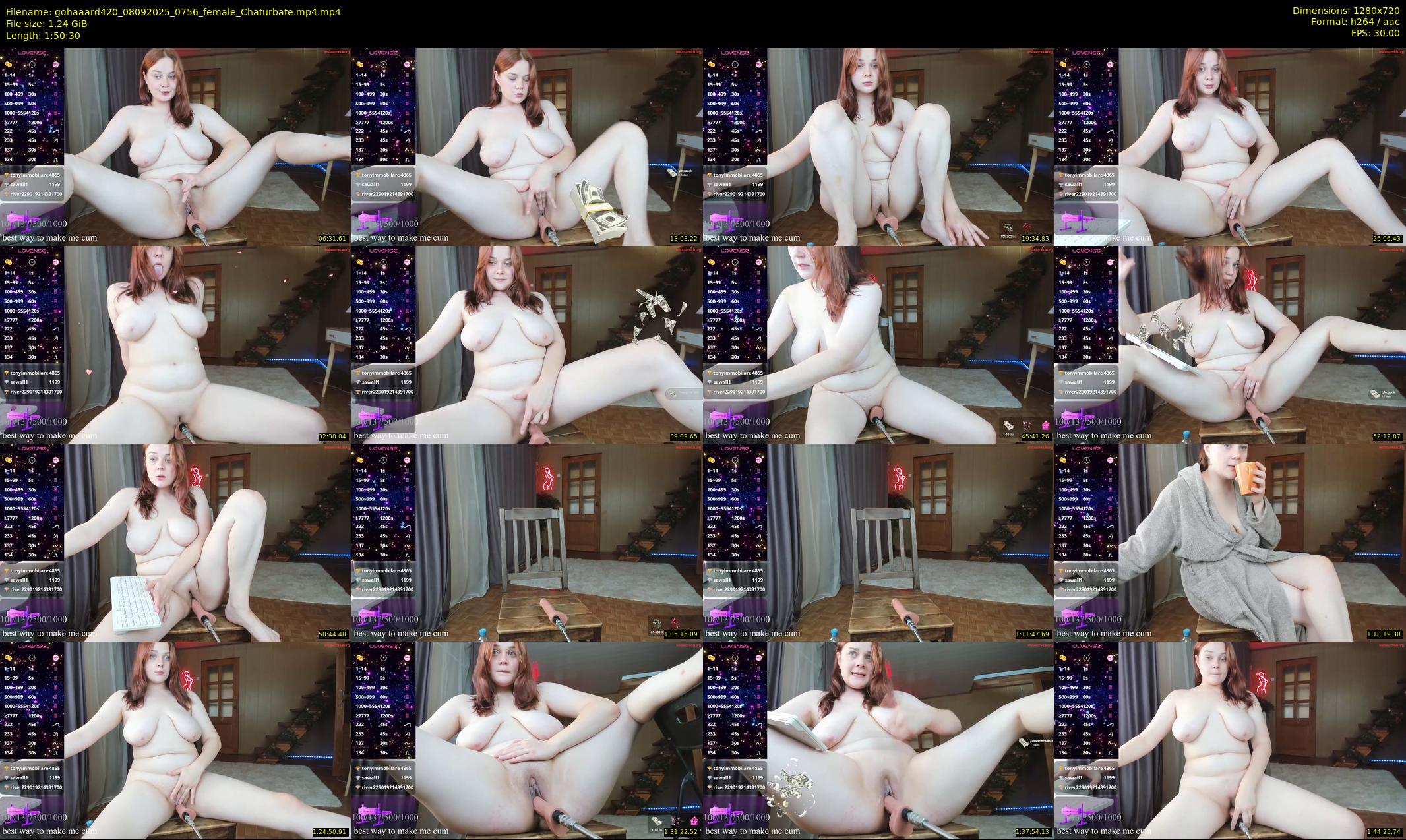 gohaaard420 — 111 minute Chaturbate female cam show recording, 720p, Sep 8, 2025