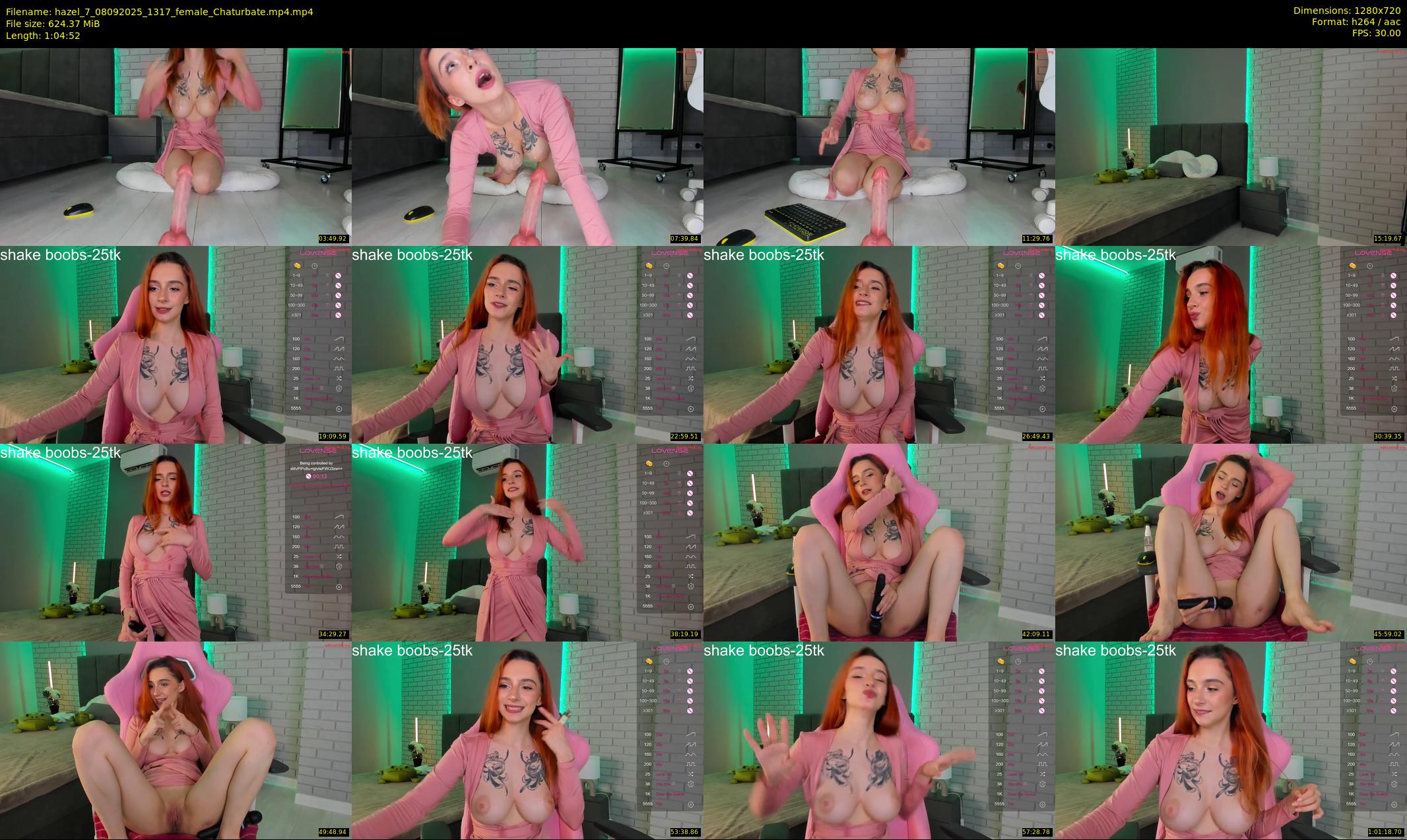 hazel_7 — 65 minute Chaturbate female cam show recording, 720p, Sep 8, 2025