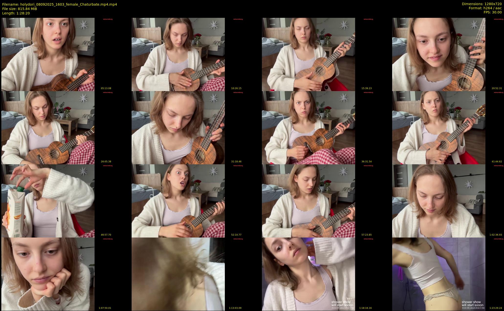 holydori — 89 minute Chaturbate female cam show recording, 720p, Sep 8, 2025