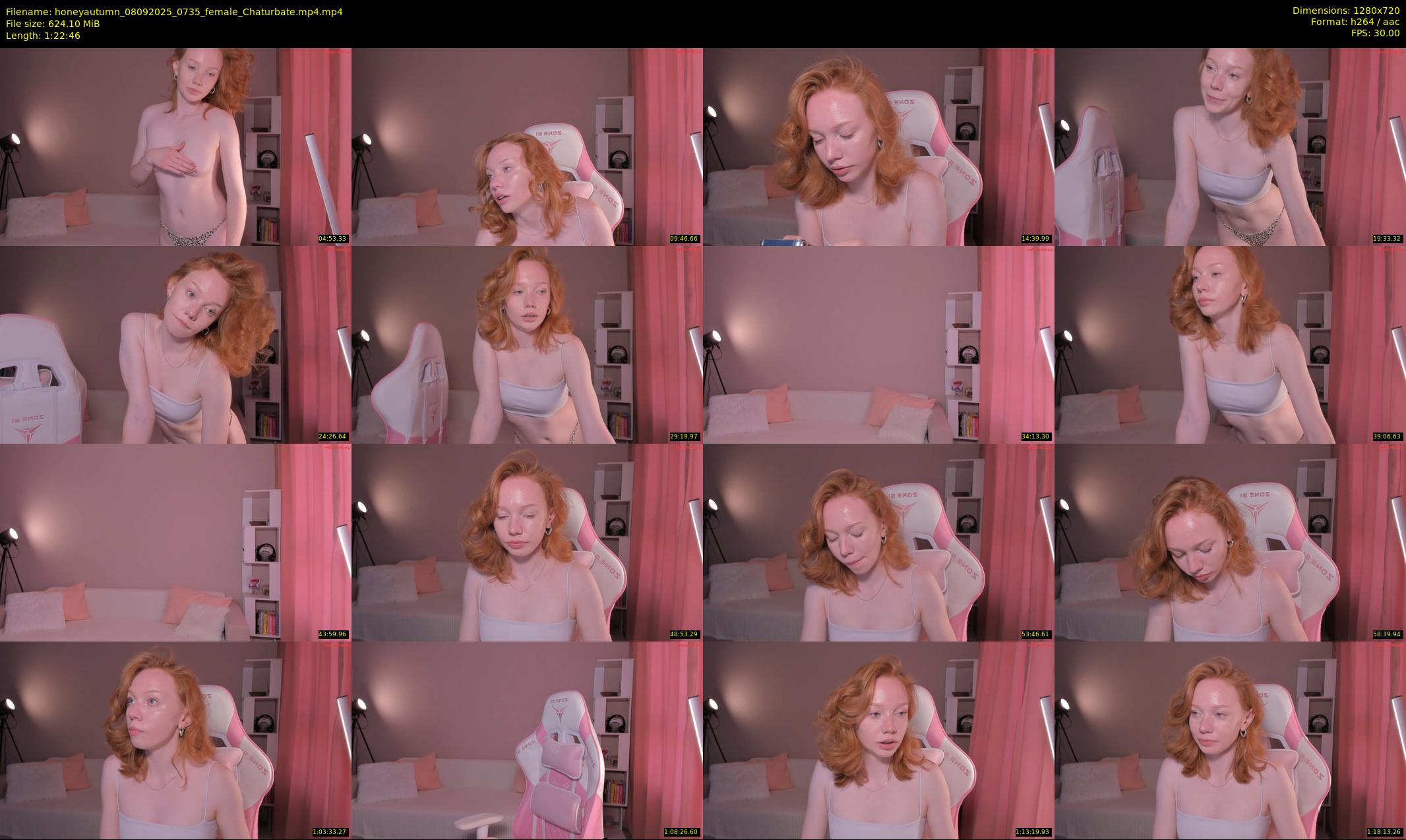 honeyautumn — 83 minute Chaturbate female cam show recording, 720p, Sep 8, 2025