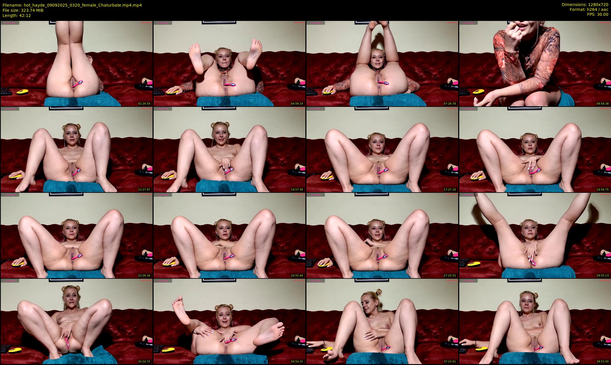 hot_hayde — 43 minute Chaturbate female cam show recording, 720p, Sep 9, 2025