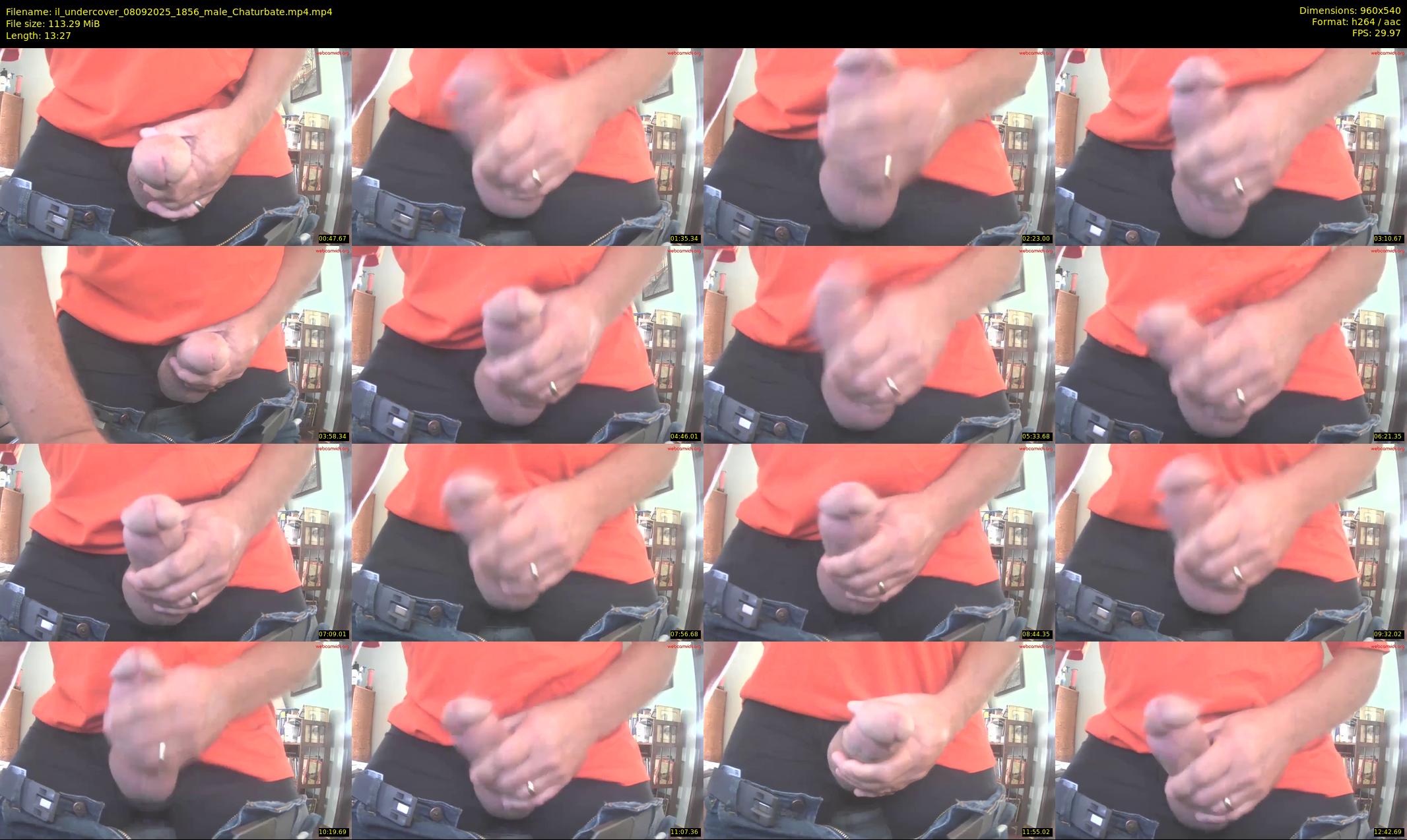 il_undercover — 14 minute Chaturbate male cam show recording, 480p, Sep 8, 2025