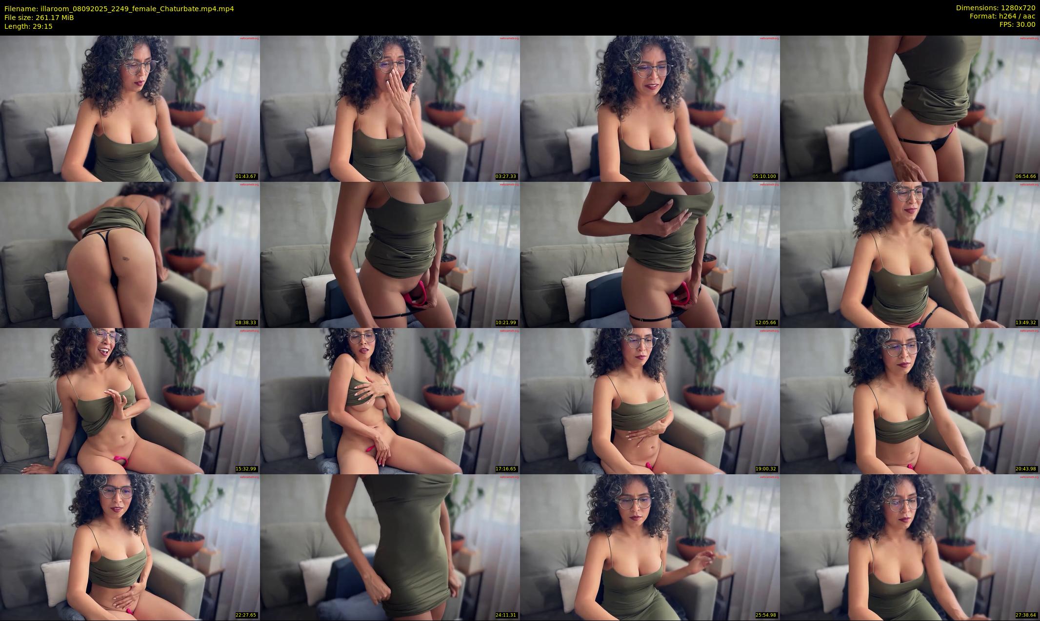 illaroom — 30 minute Chaturbate female cam show recording, 720p, Sep 8, 2025