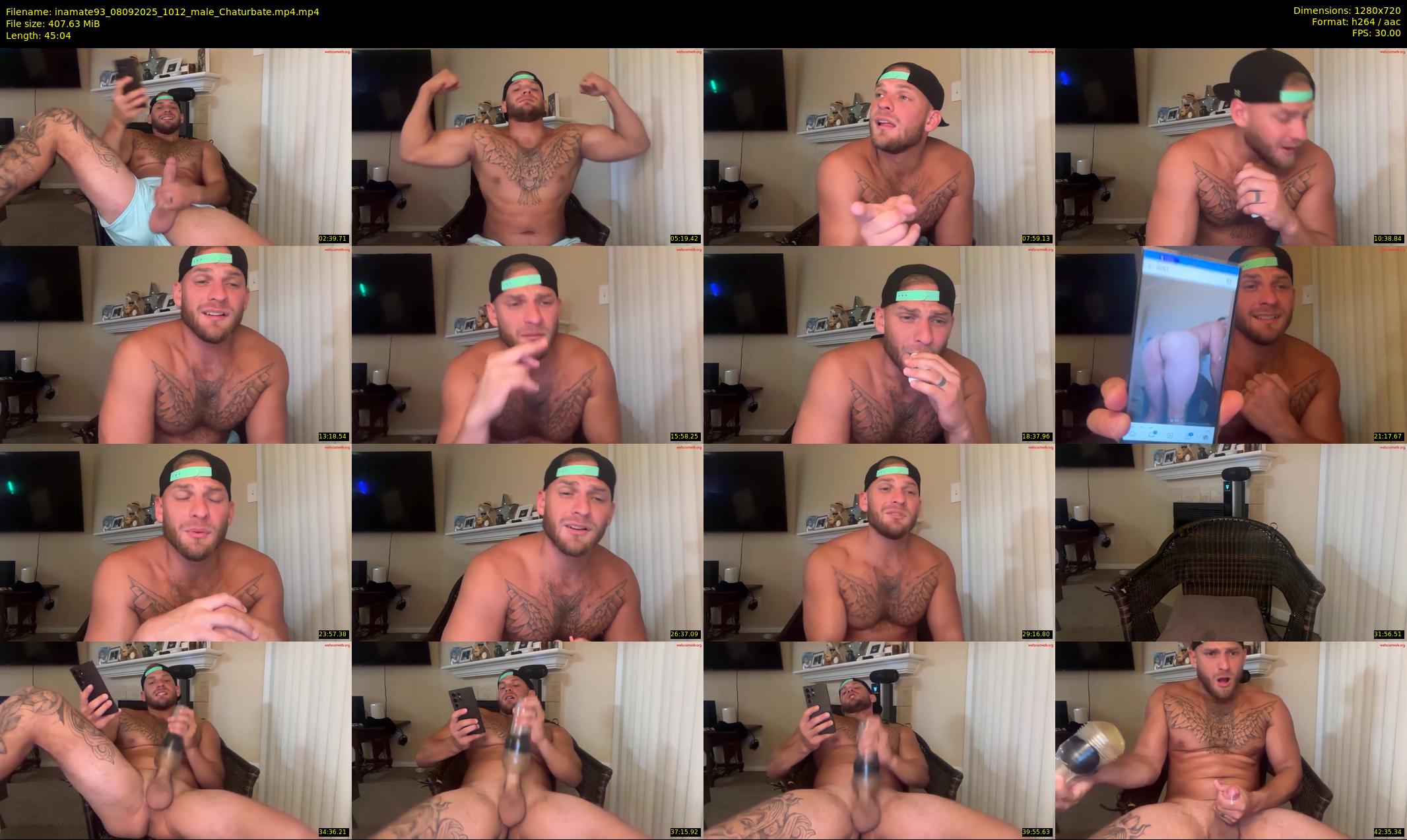 inamate93 — 46 minute Chaturbate male cam show recording, 720p, Sep 8, 2025