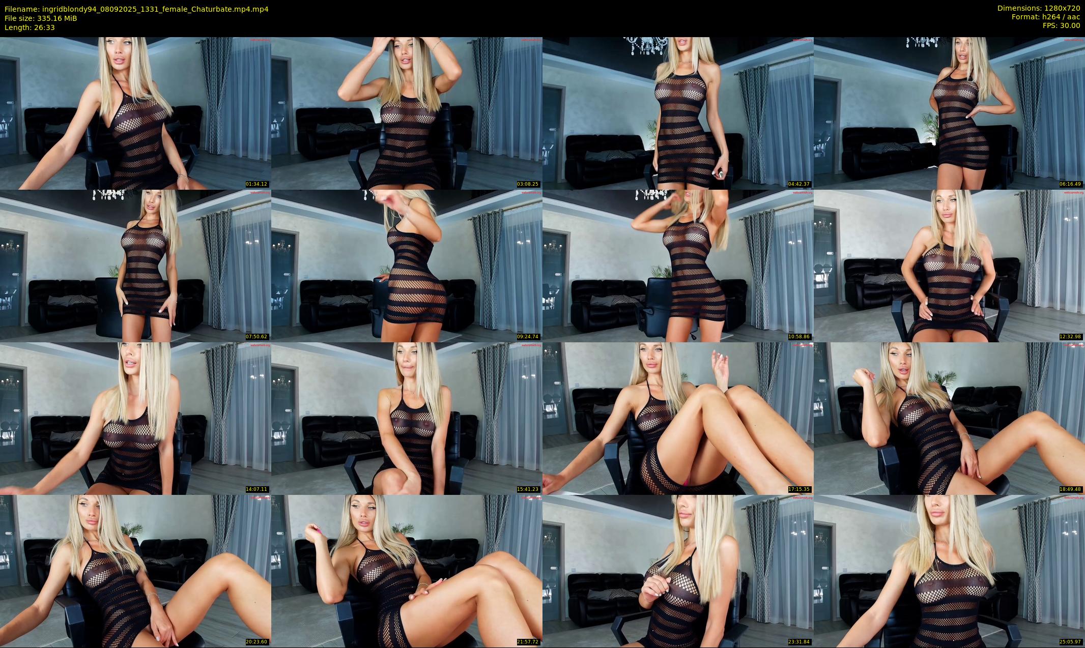 ingridblondy94 — 27 minute Chaturbate female cam show recording, 720p, Sep 8, 2025