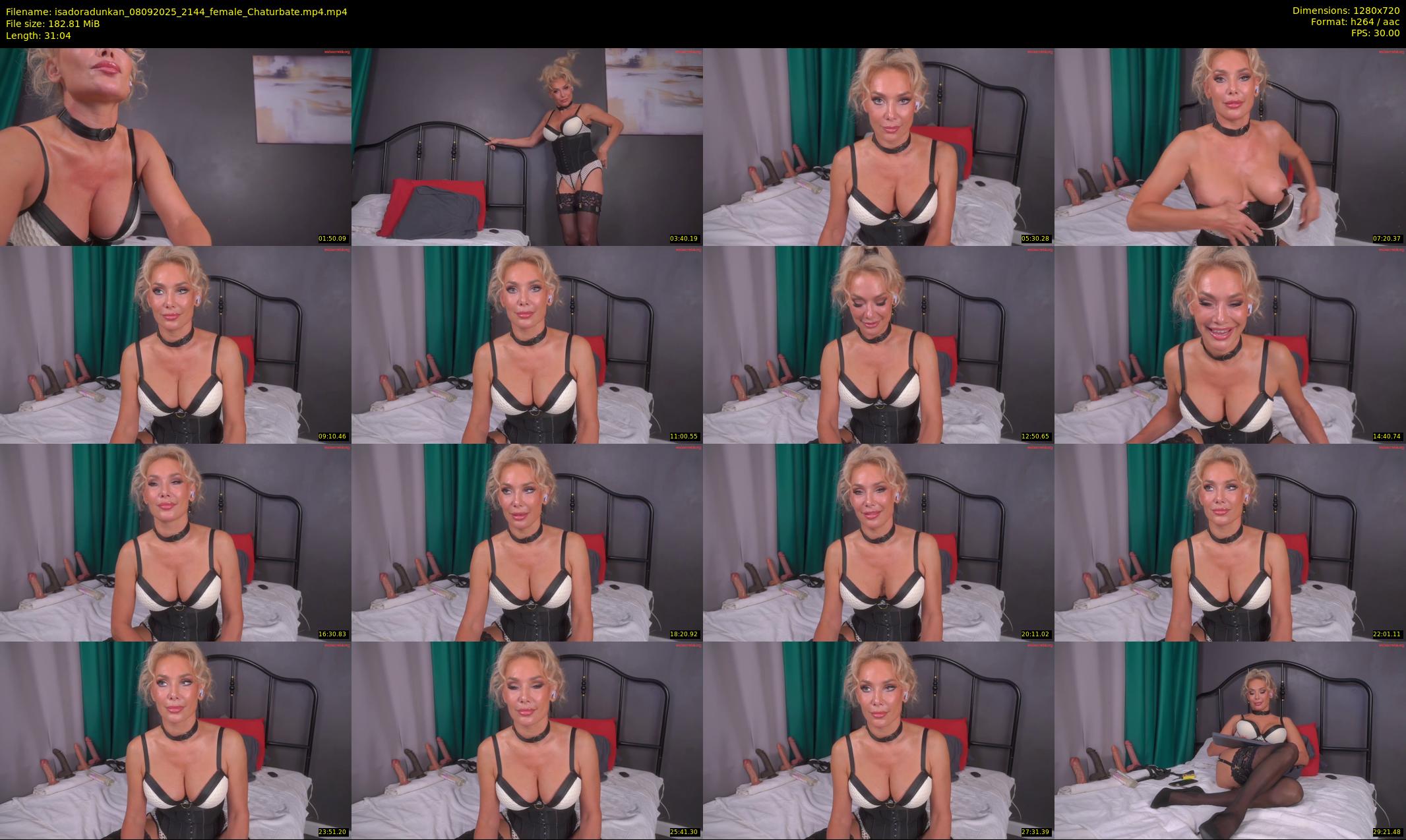 isadoradunkan — 32 minute Chaturbate female cam show recording, 720p, Sep 8, 2025