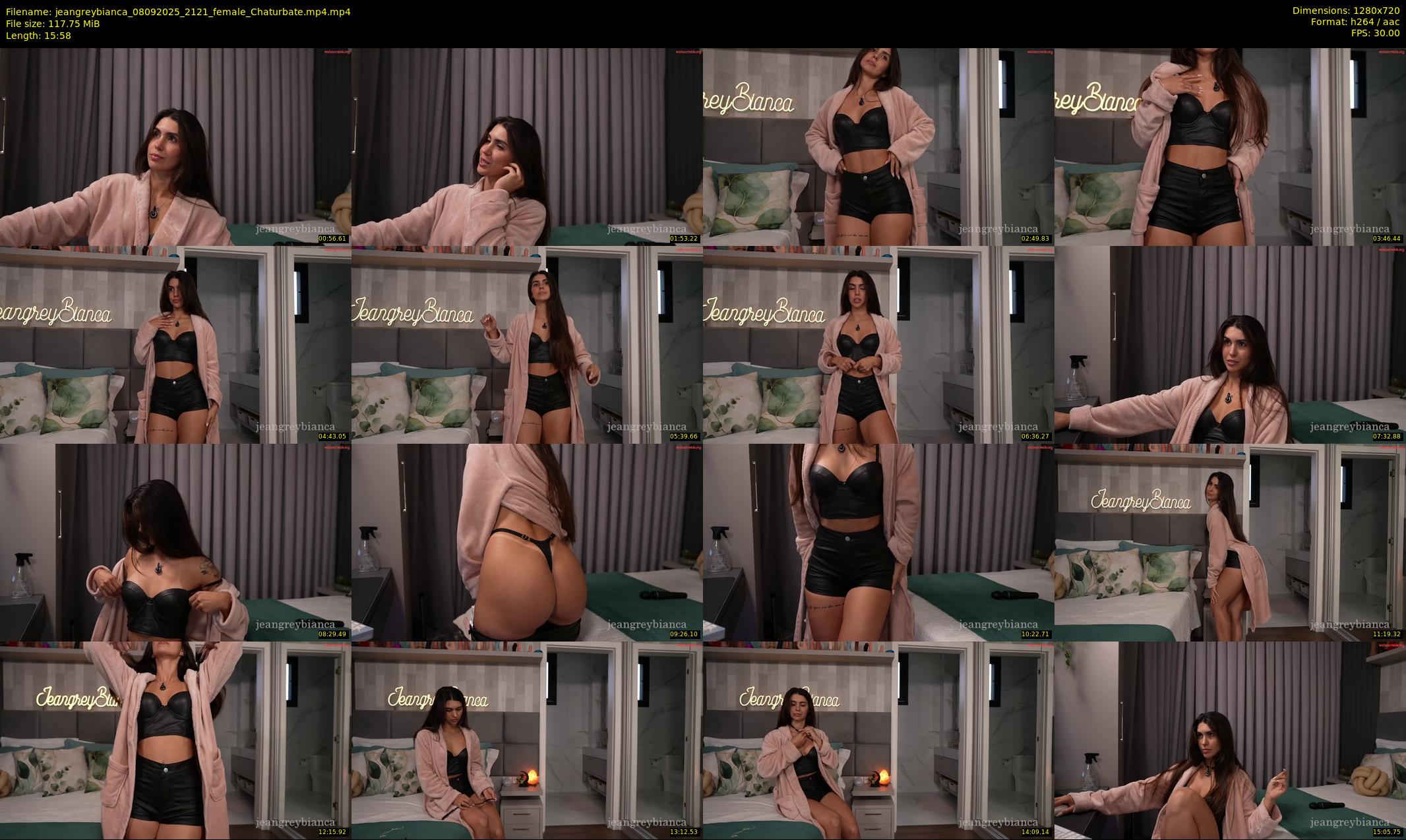 jeangreybianca — 16 minute Chaturbate female cam show recording, 720p, Sep 8, 2025