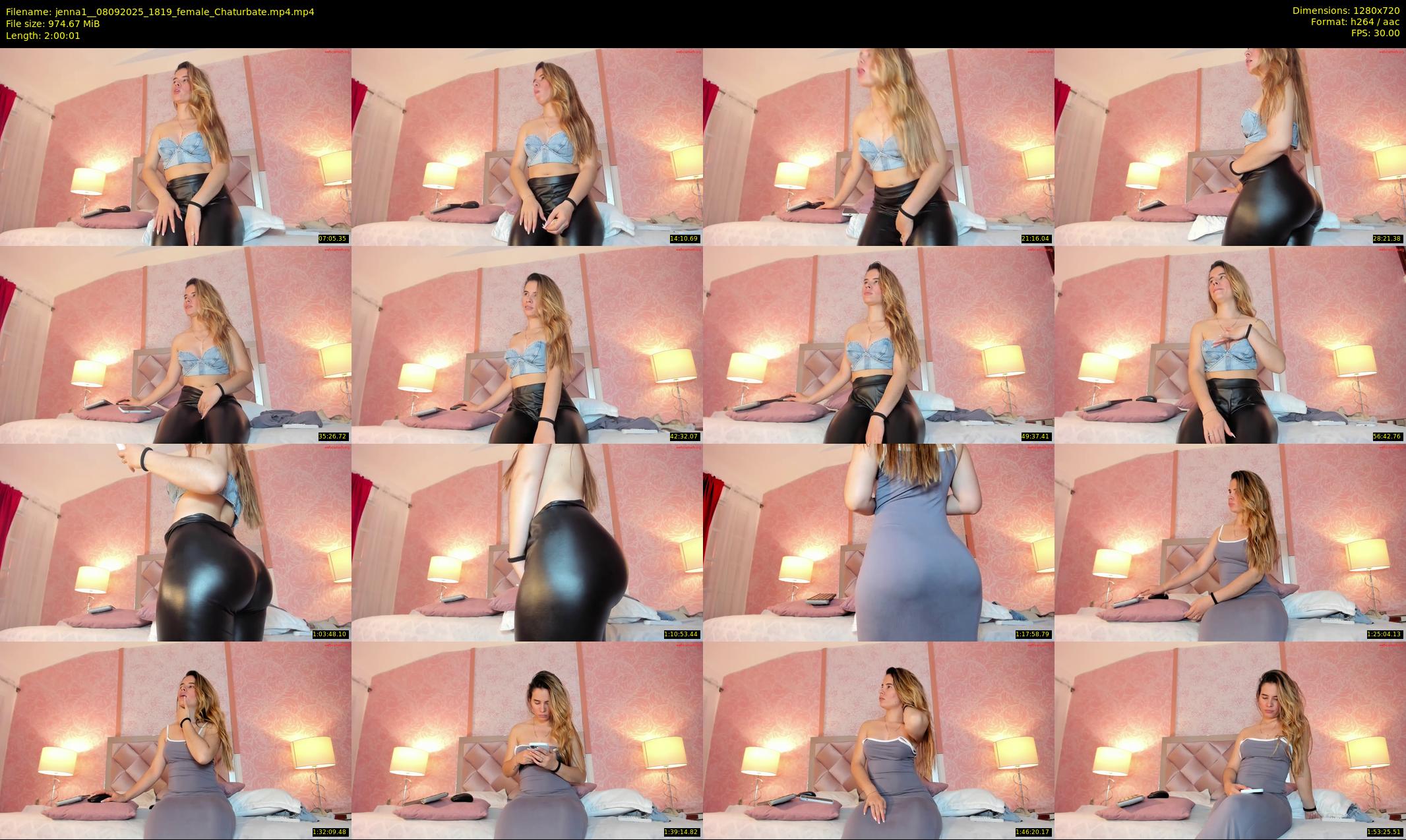 jenna1_ — 121 minute Chaturbate female cam show recording, 720p, Sep 8, 2025