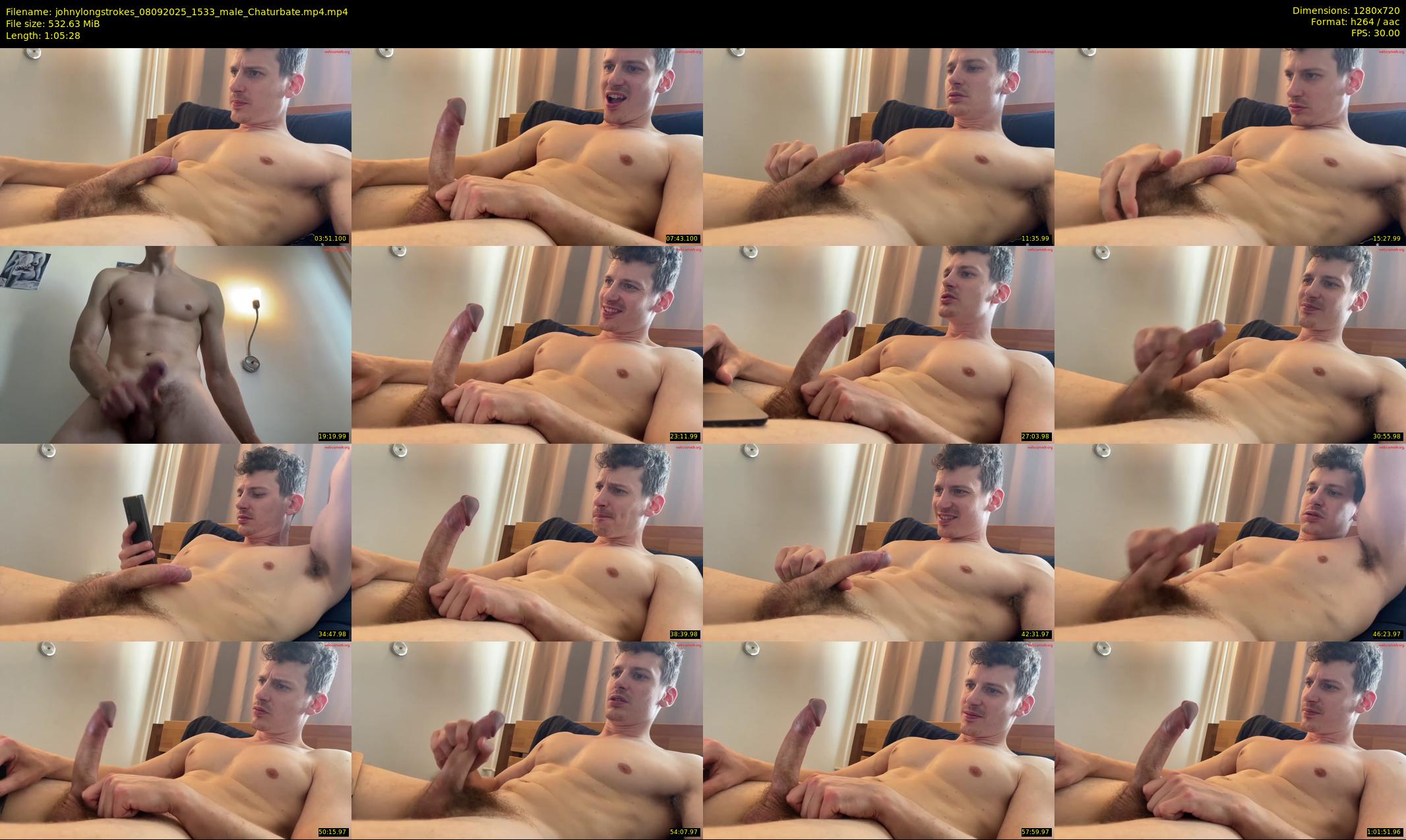 johnylongstrokes — 66 minute Chaturbate male cam show recording, 720p, Sep 8, 2025
