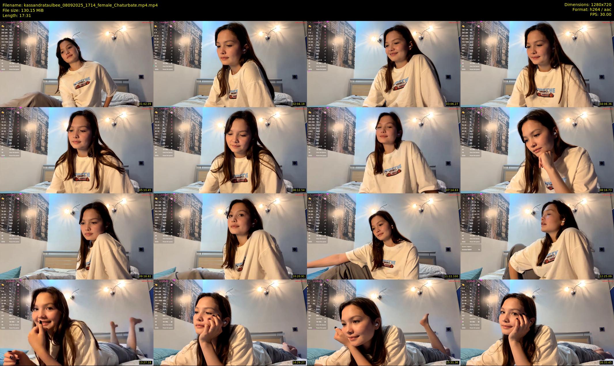 kassandrataulbee — 18 minute Chaturbate female cam show recording, 720p, Sep 8, 2025