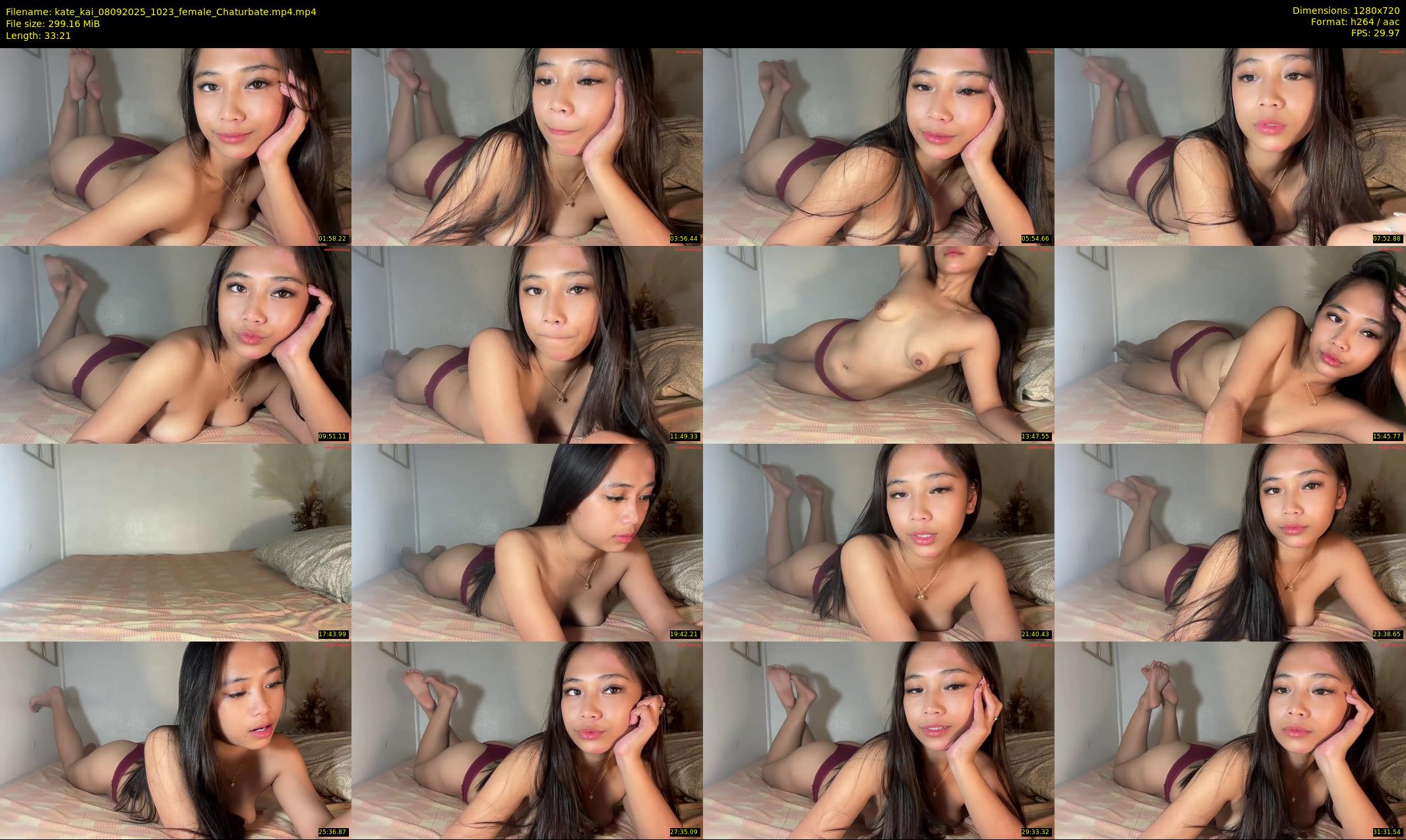 kate_kai — 34 minute Chaturbate female cam show recording, 720p, Sep 8, 2025