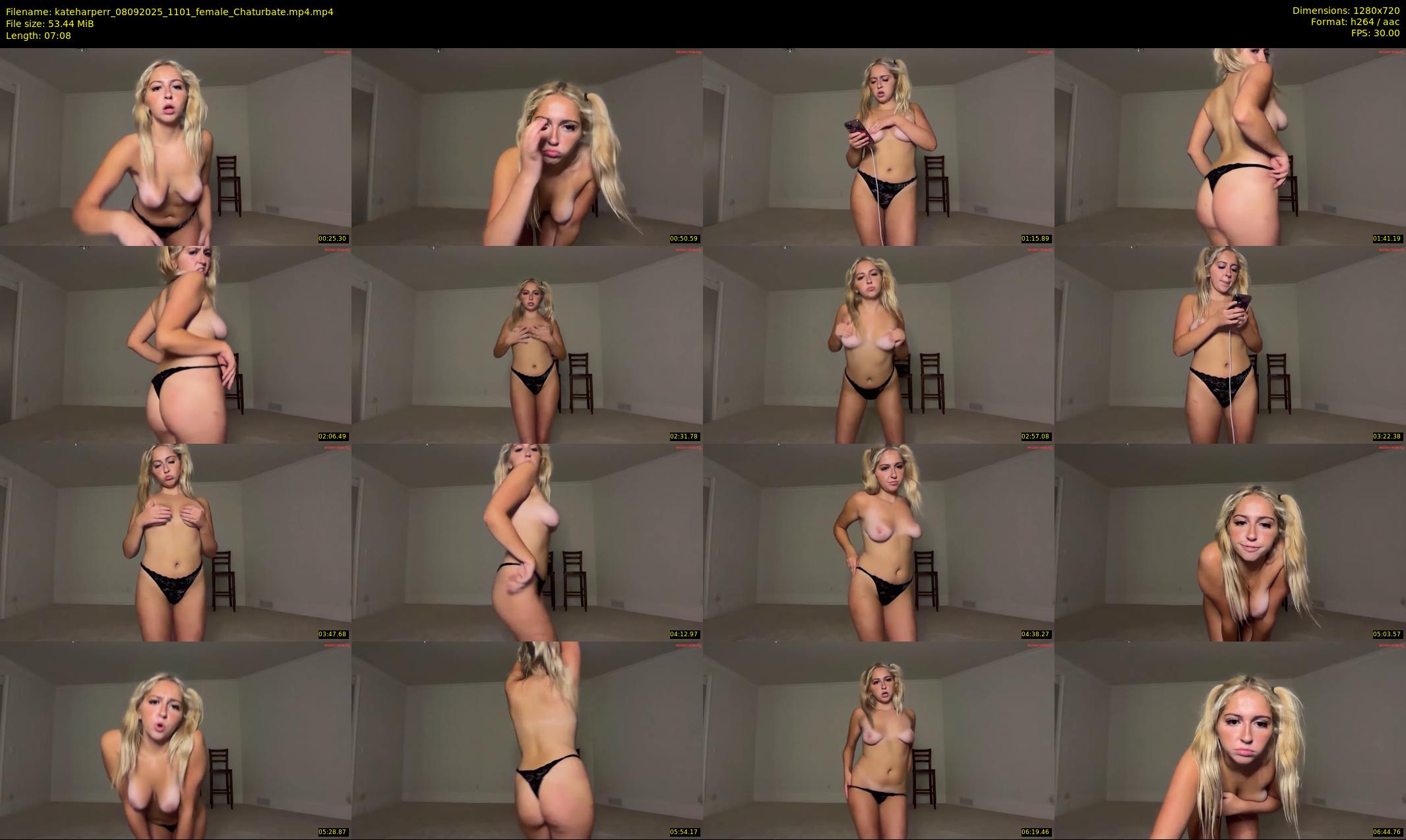 kateharperr — 8 minute Chaturbate female cam show recording, 720p, Sep 8, 2025