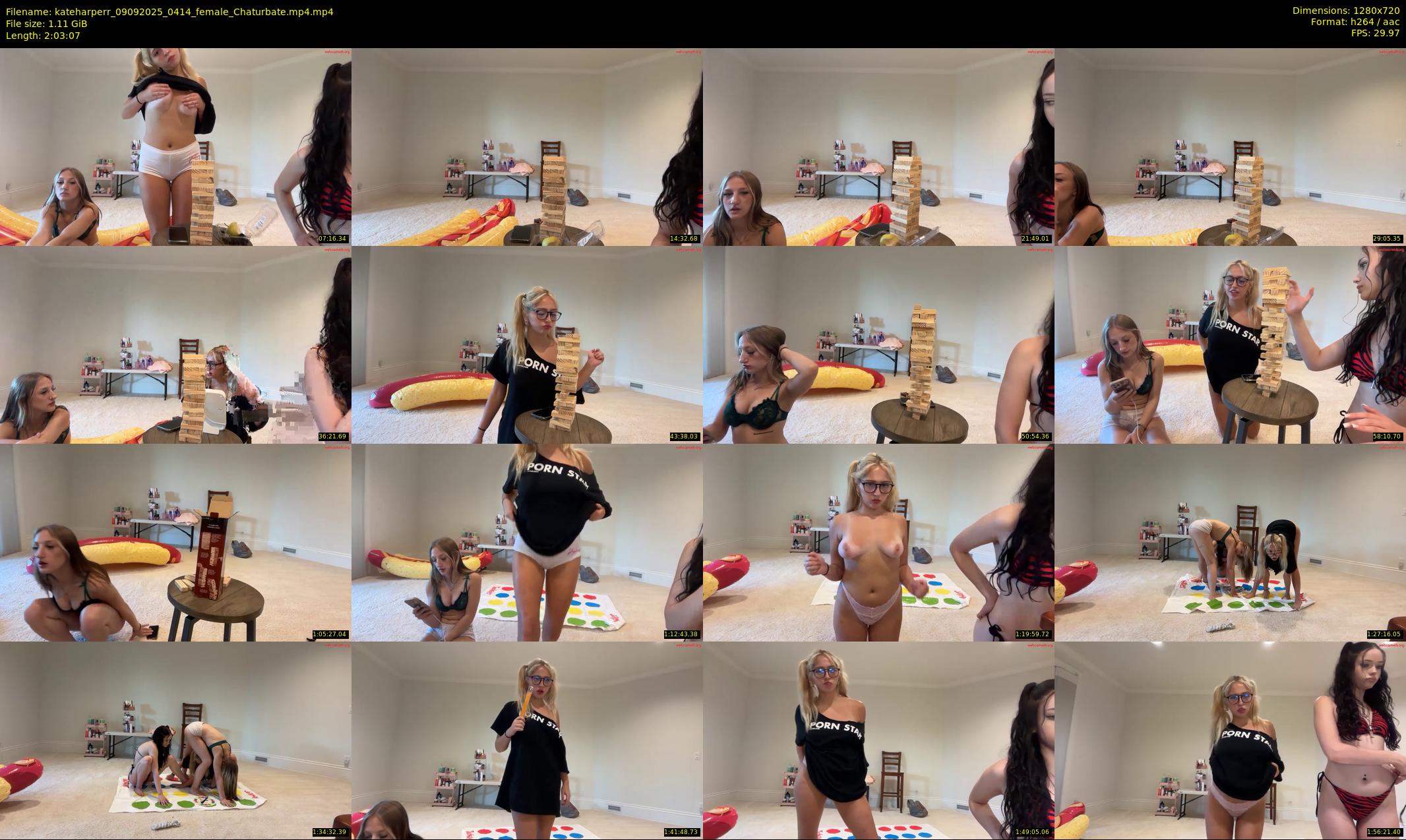 kateharperr — 124 minute Chaturbate female cam show recording, 720p, Sep 9, 2025