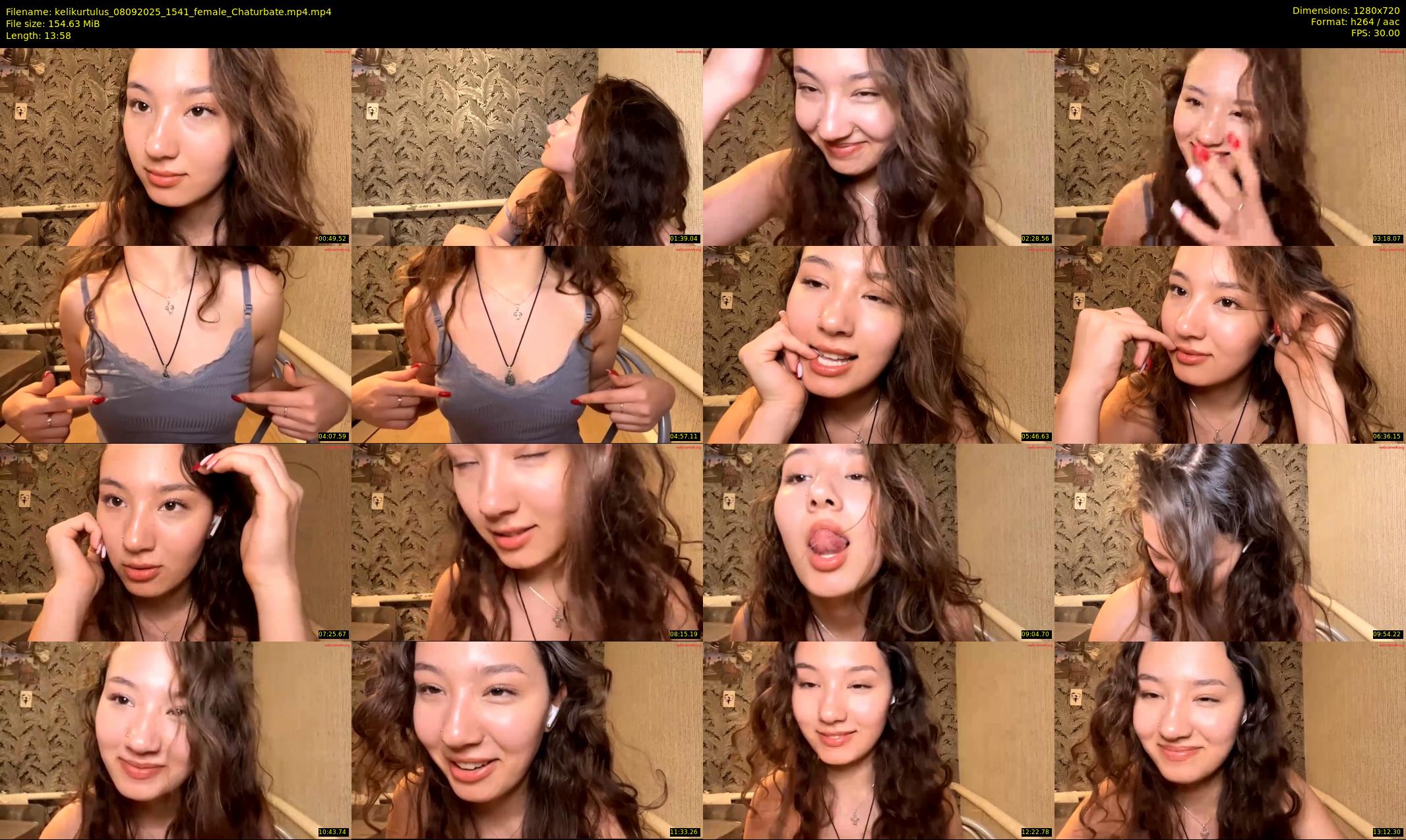 kelikurtulus — 14 minute Chaturbate female cam show recording, 720p, Sep 8, 2025