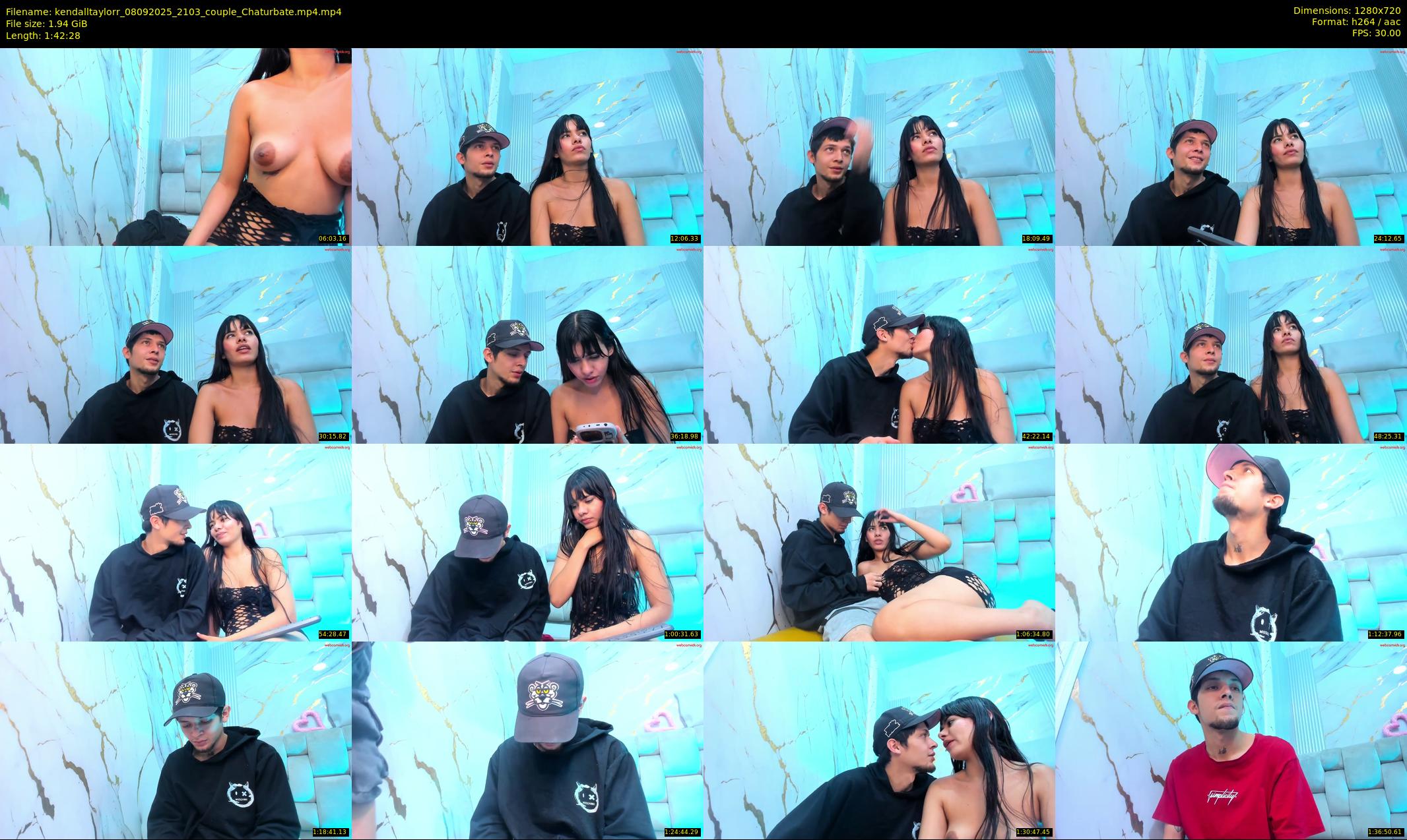 kendalltaylorr — 103 minute Chaturbate couple cam show recording, 720p, Sep 8, 2025
