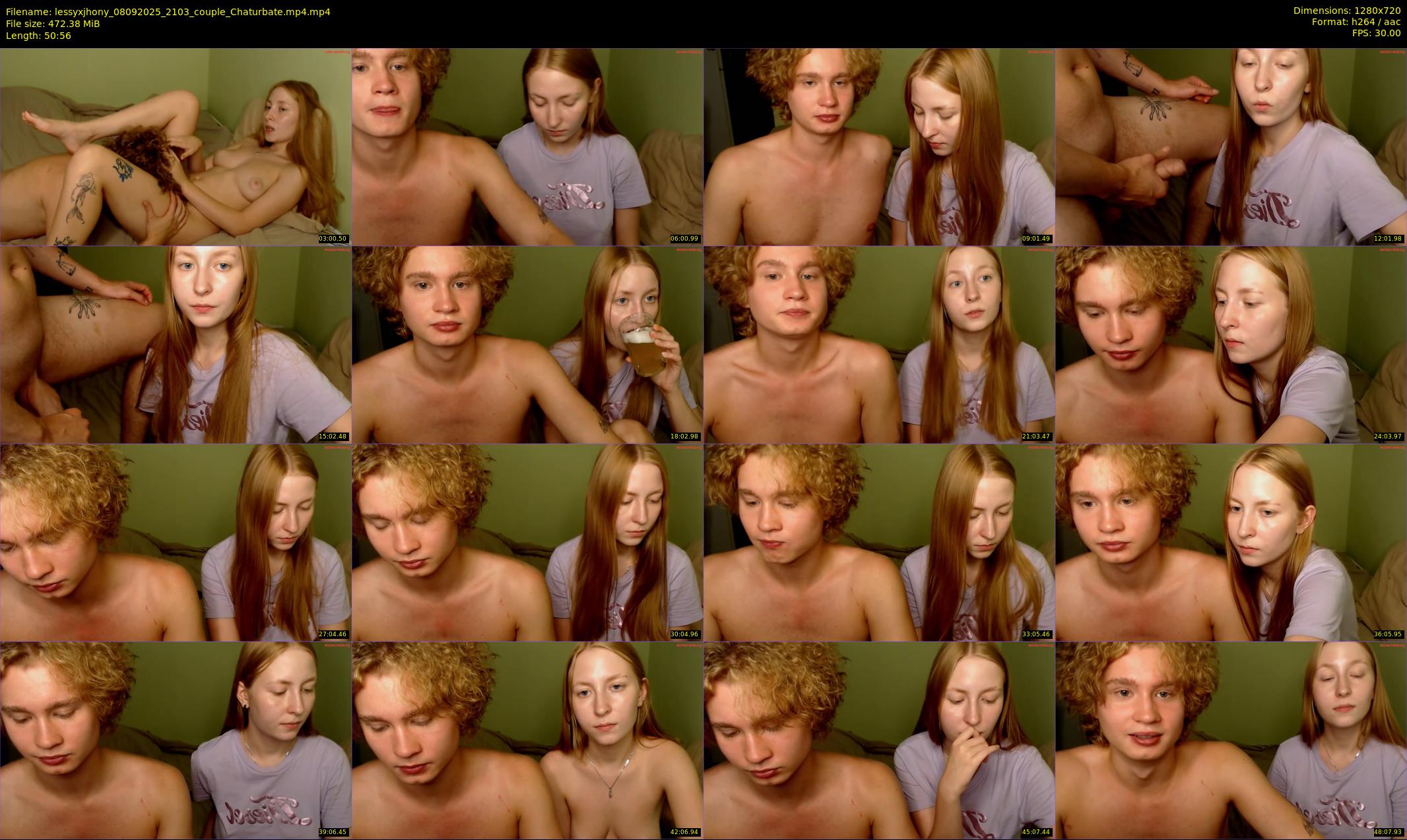 lessyxjhony — 51 minute Chaturbate couple cam show recording, 720p, Sep 8, 2025
