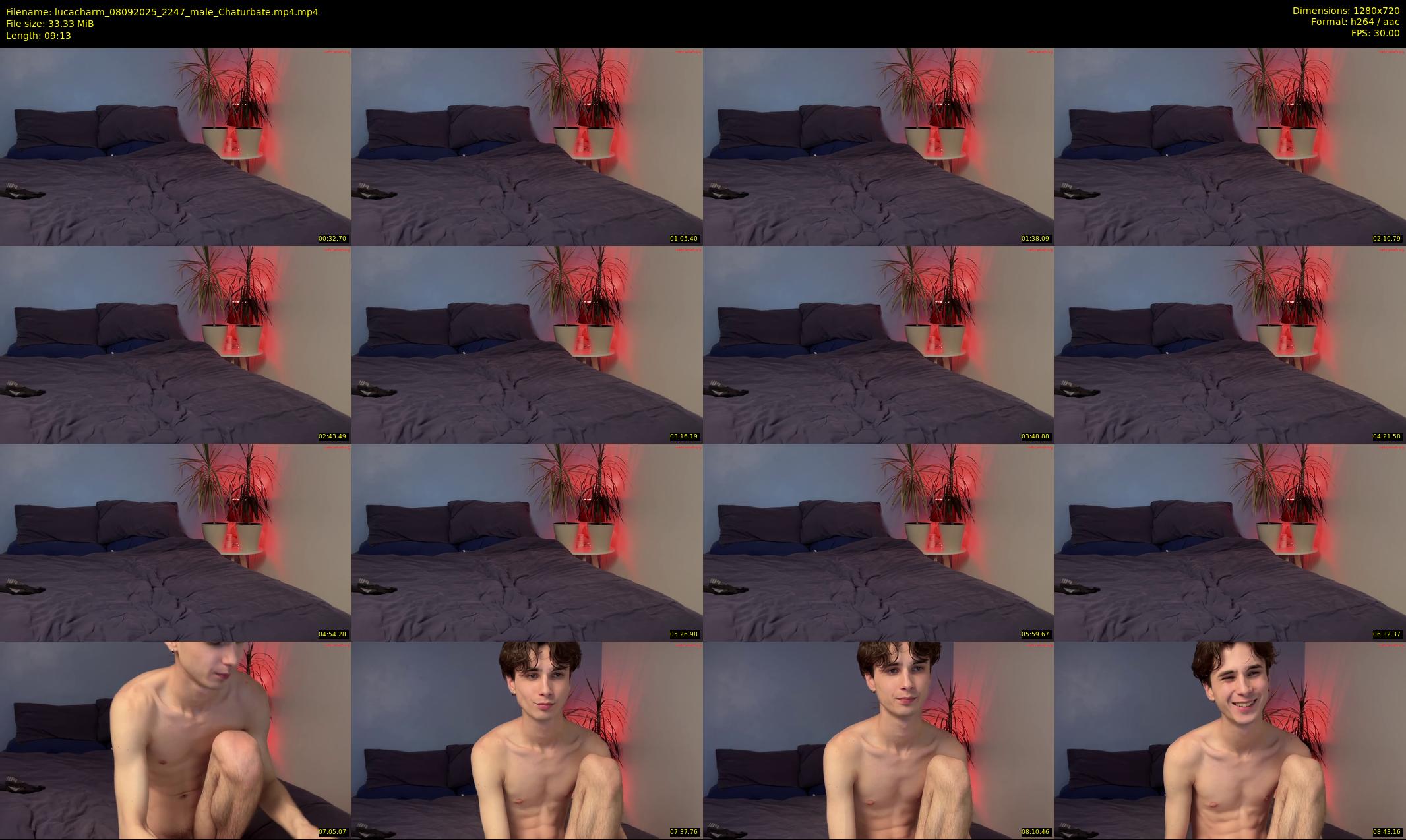 lucacharm — 10 minute Chaturbate male cam show recording, 720p, Sep 8, 2025