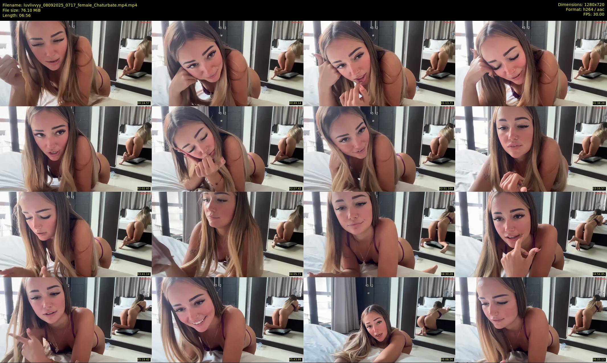luvlivvyy — 7 minute Chaturbate female cam show recording, 720p, Sep 8, 2025