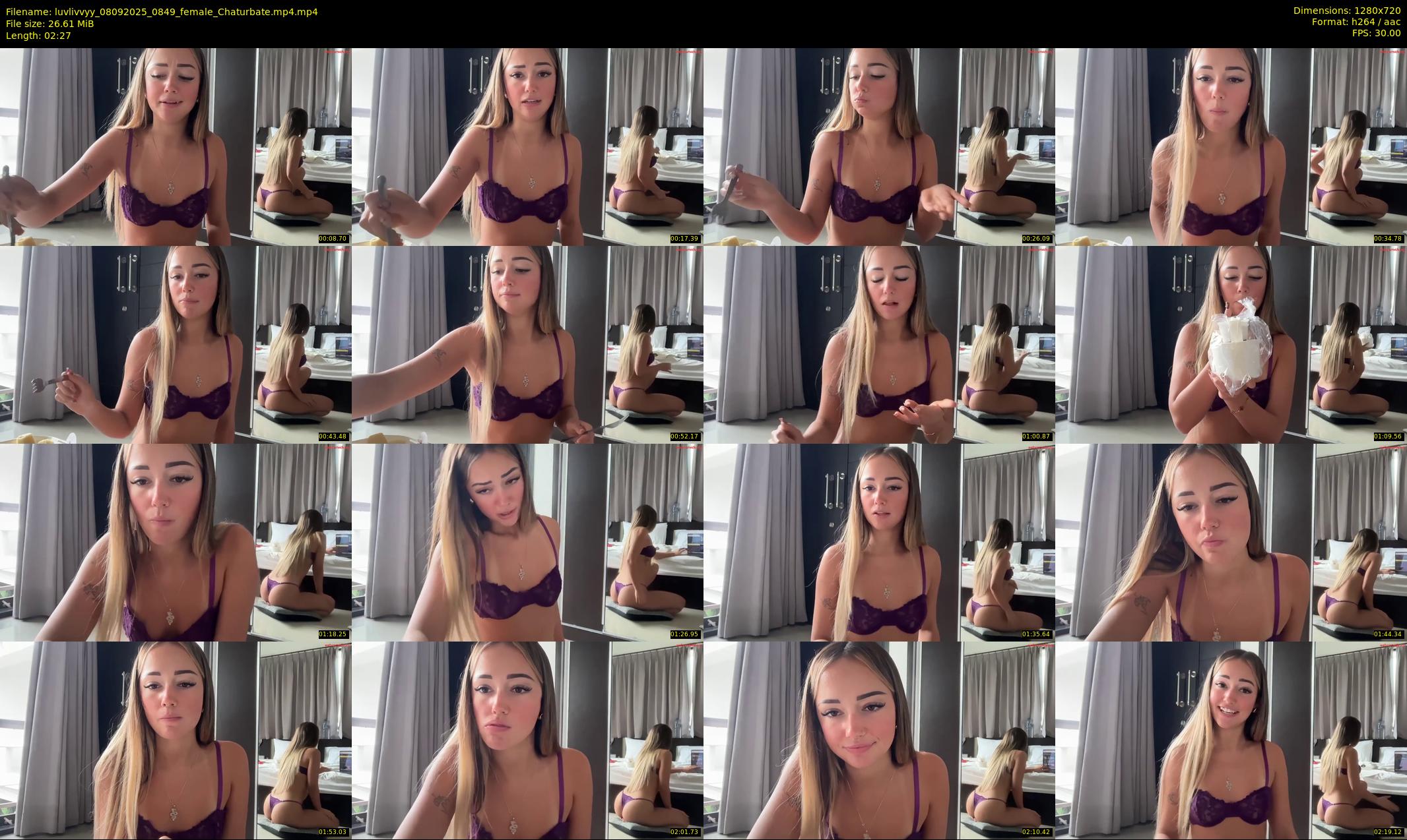 luvlivvyy — 3 minute Chaturbate female cam show recording, 720p, Sep 8, 2025