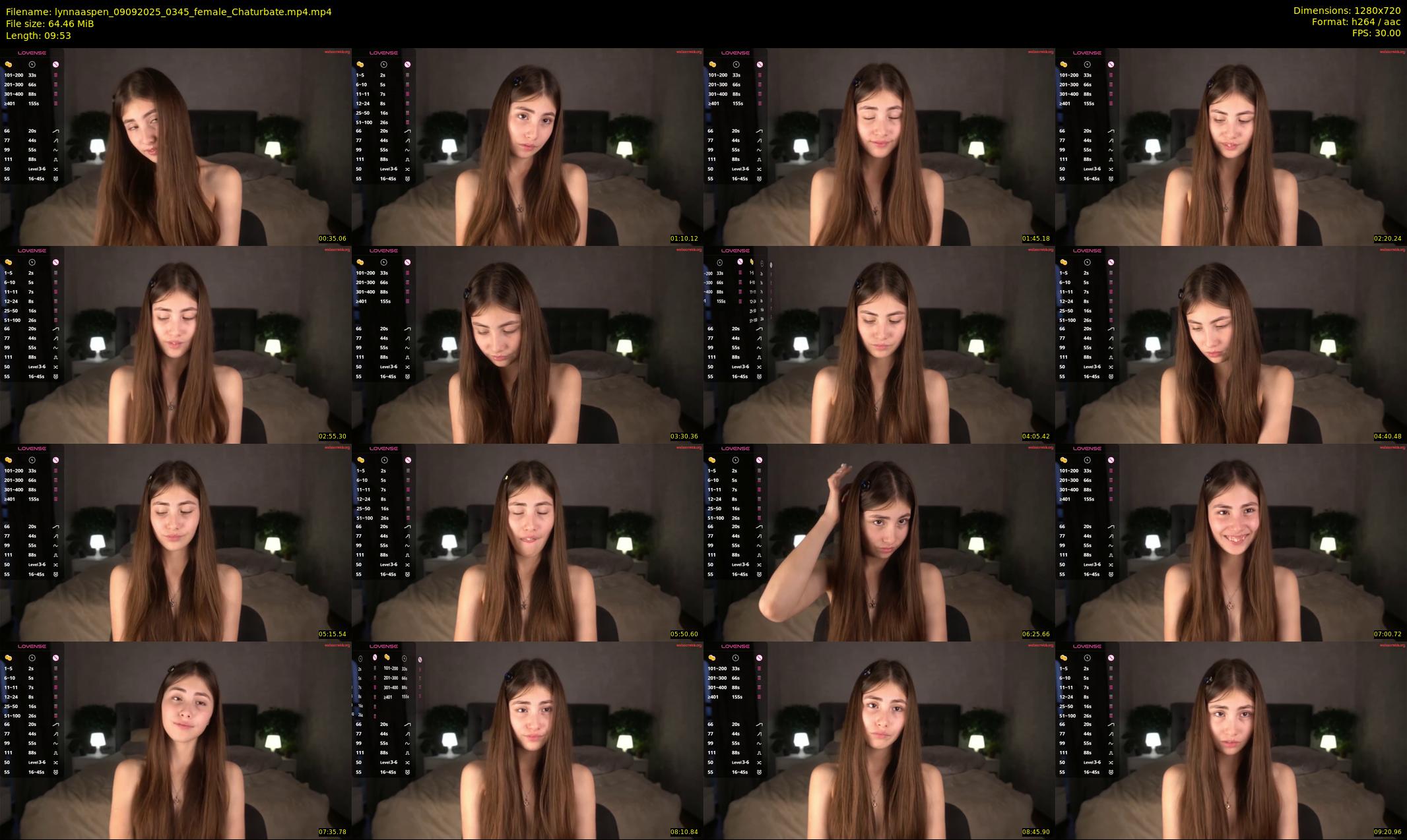 lynnaaspen — 10 minute Chaturbate female cam show recording, 720p, Sep 9, 2025