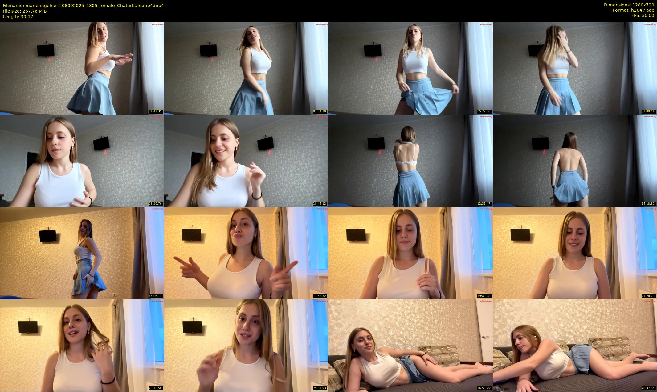 marlenagehlert — 31 minute Chaturbate female cam show recording, 720p, Sep 8, 2025