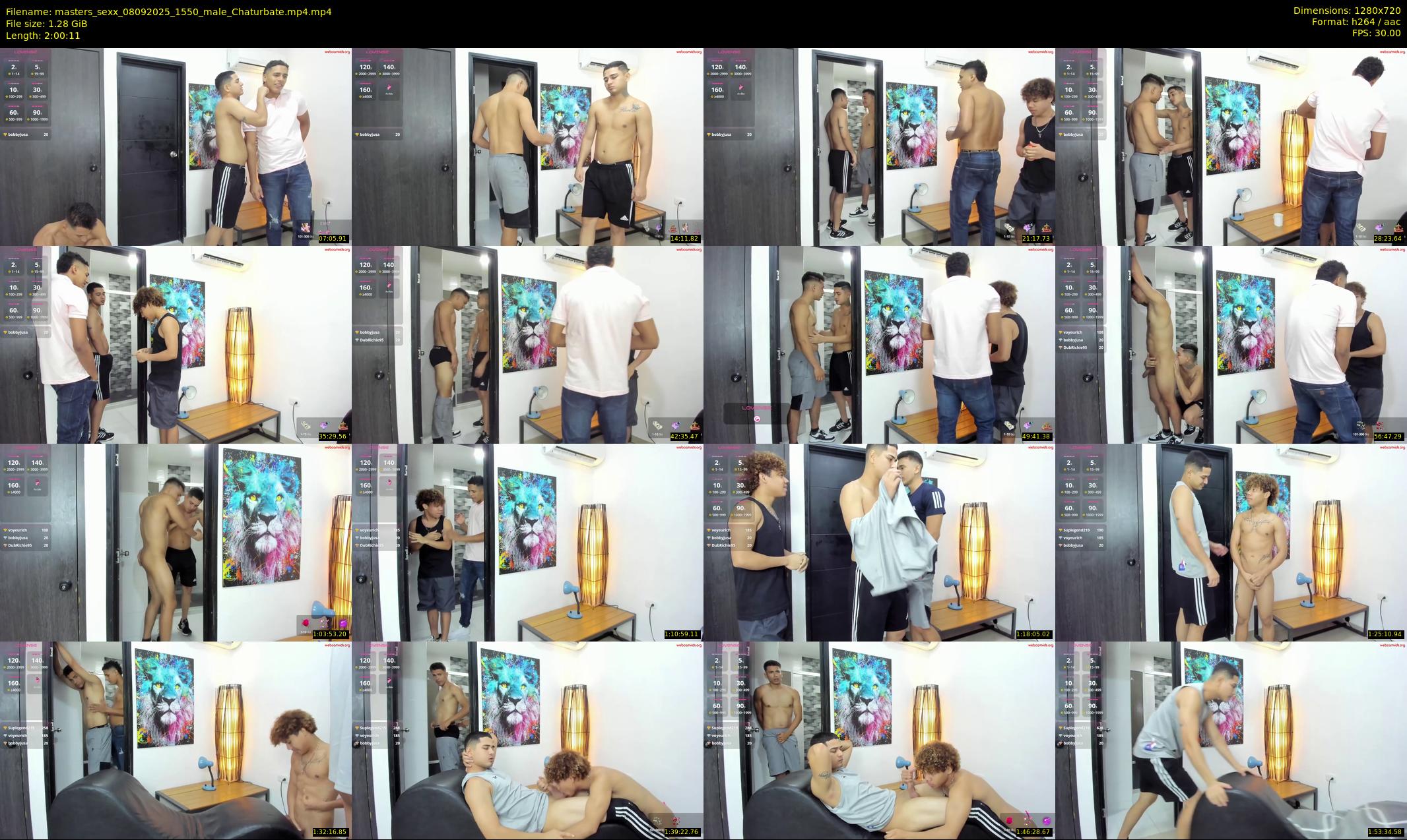 masters_sexx — 121 minute Chaturbate male cam show recording, 720p, Sep 8, 2025