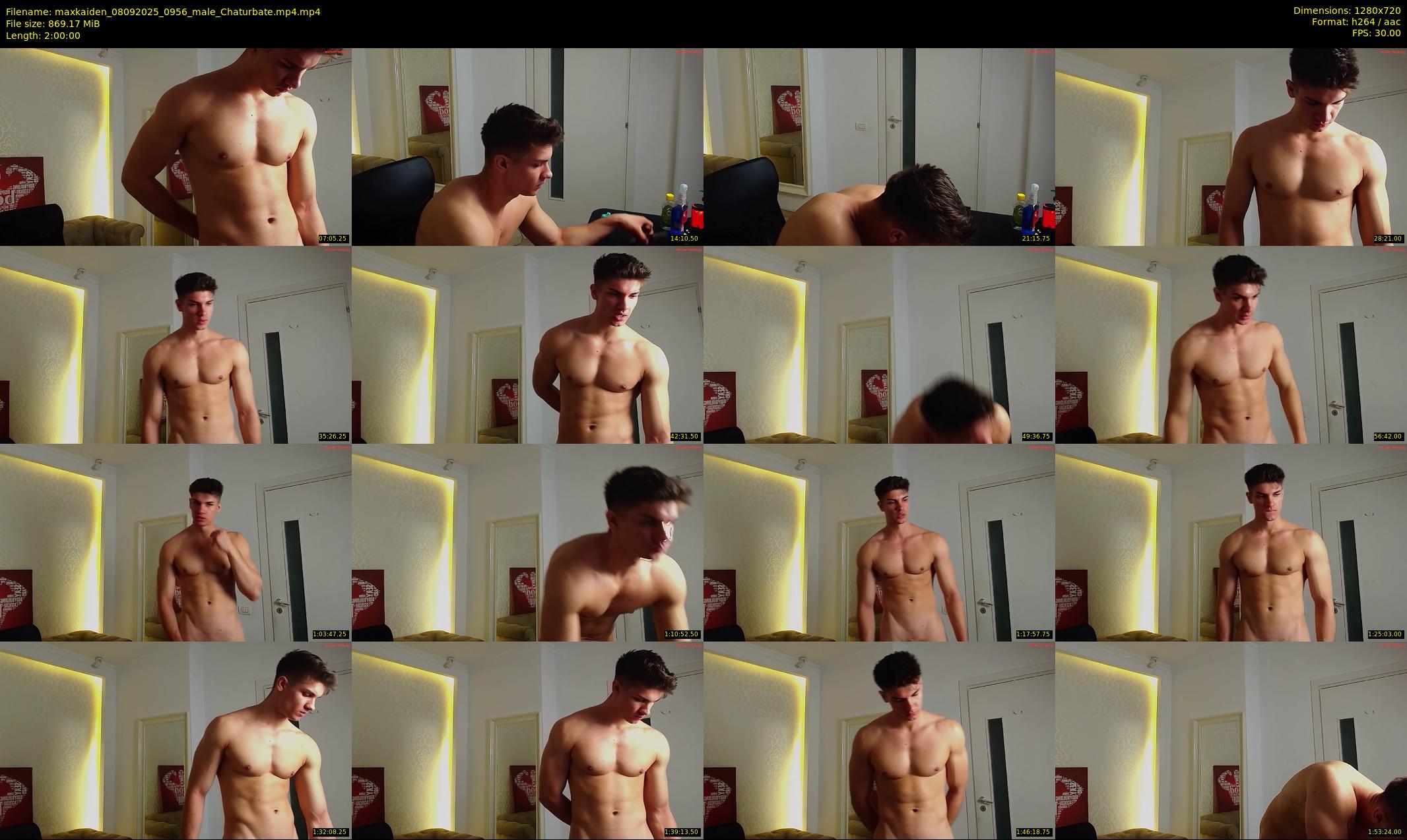 maxkaiden — 120 minute Chaturbate male cam show recording, 720p, Sep 8, 2025
