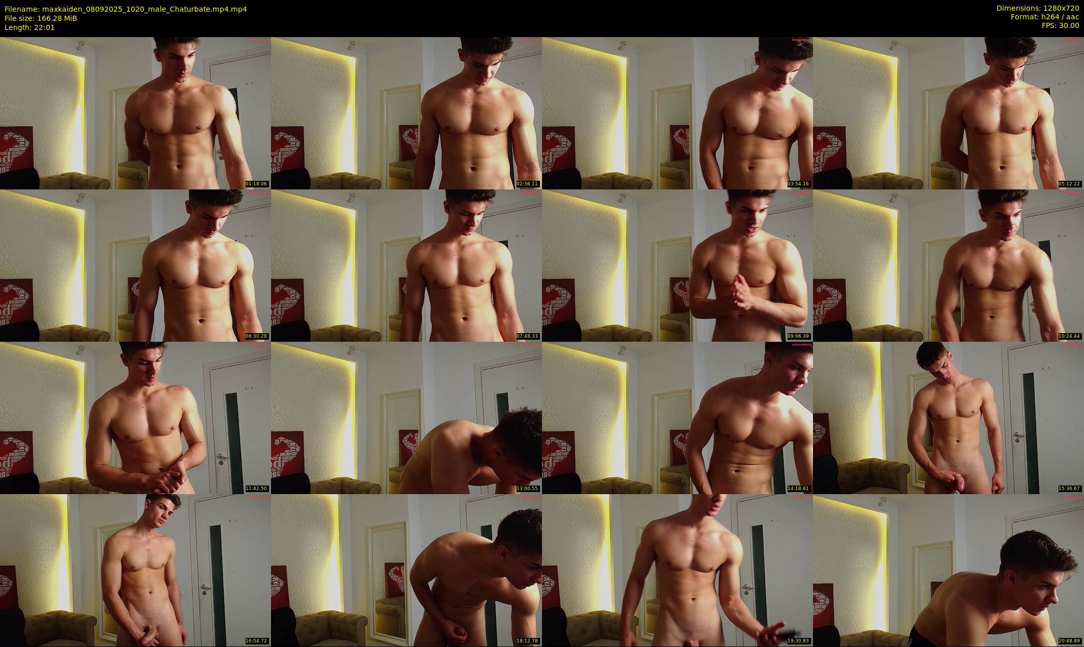maxkaiden — 23 minute Chaturbate male cam show recording, 720p, Sep 8, 2025