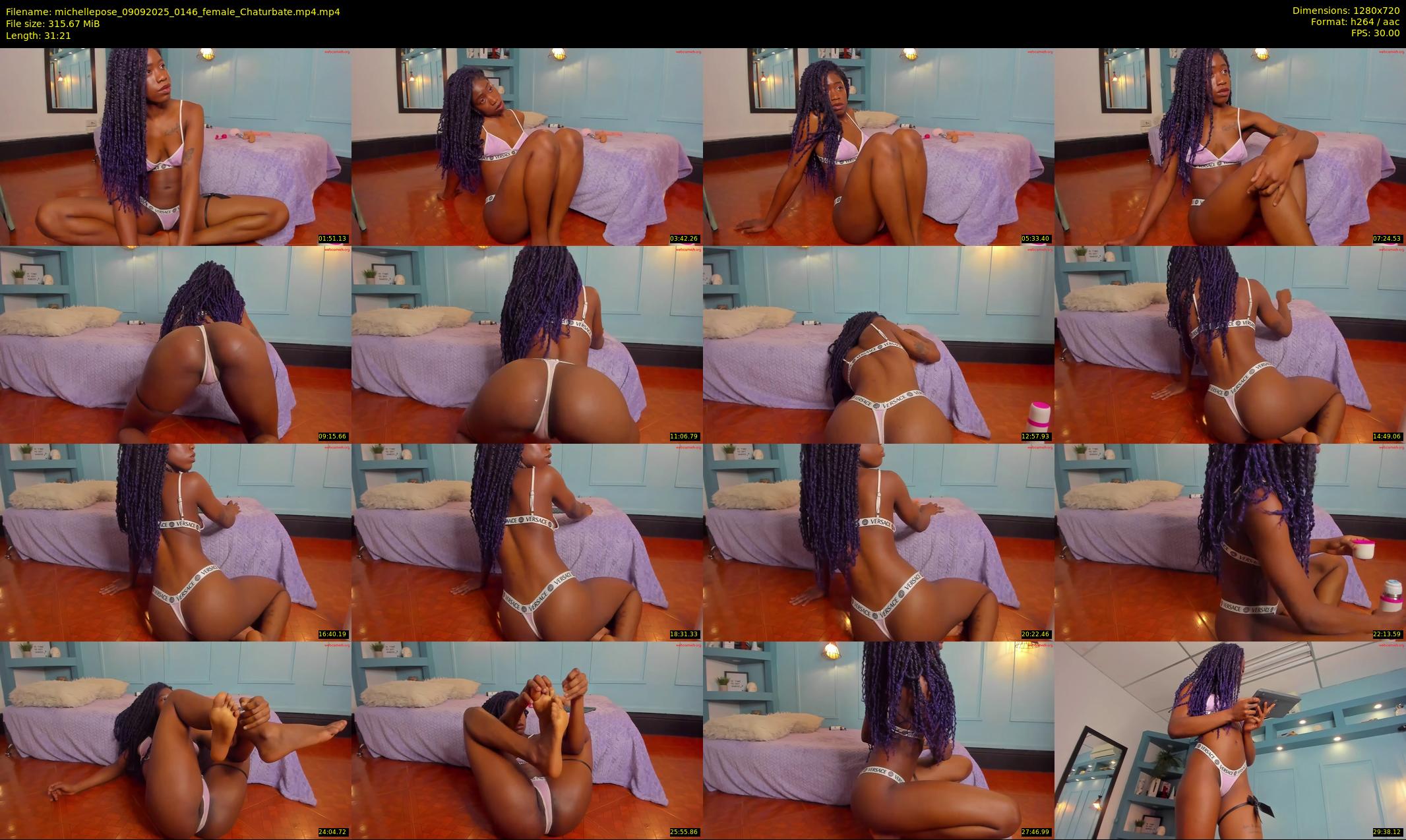 michellepose — 32 minute Chaturbate female cam show recording, 720p, Sep 9, 2025
