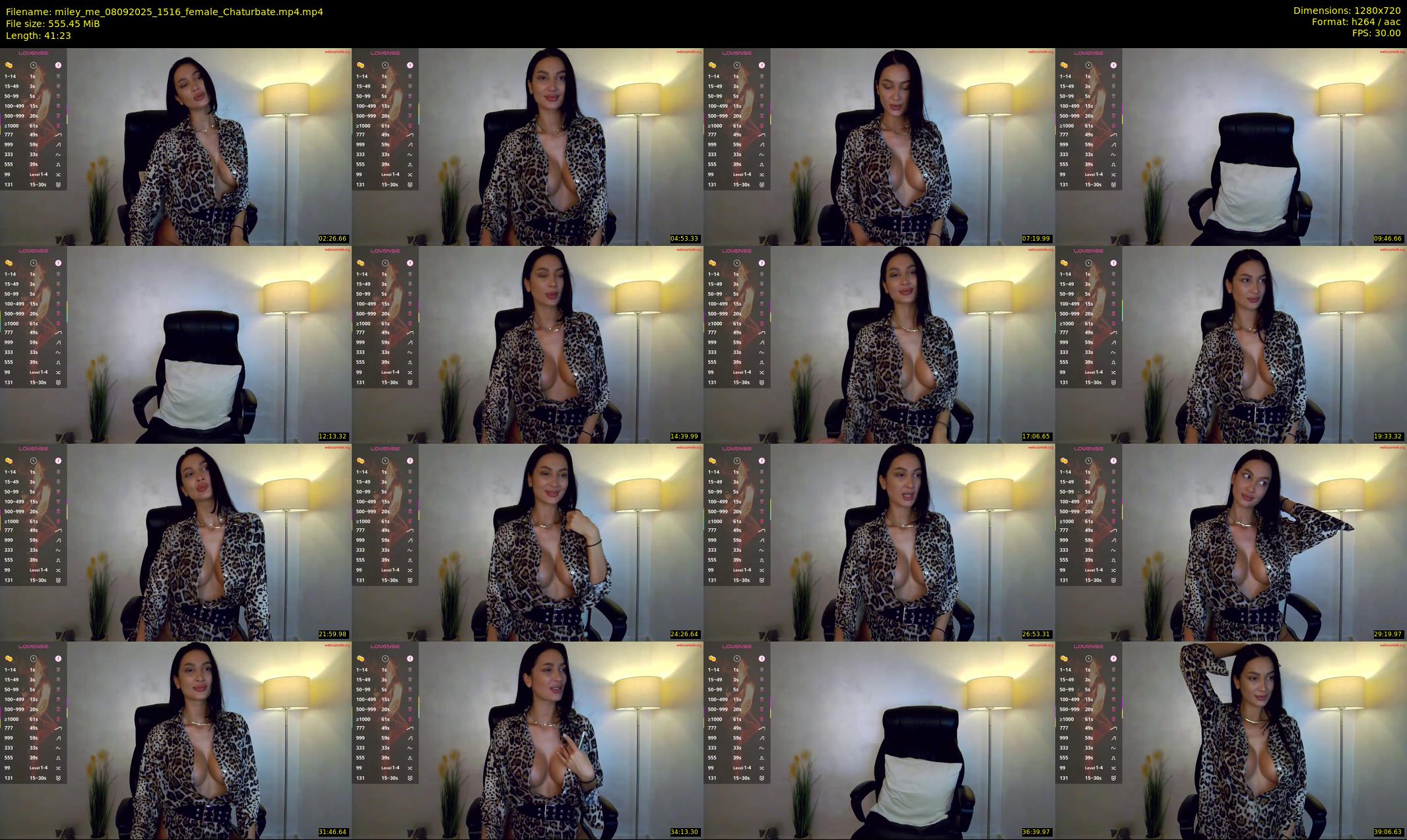 miley_me — 42 minute Chaturbate female cam show recording, 720p, Sep 8, 2025