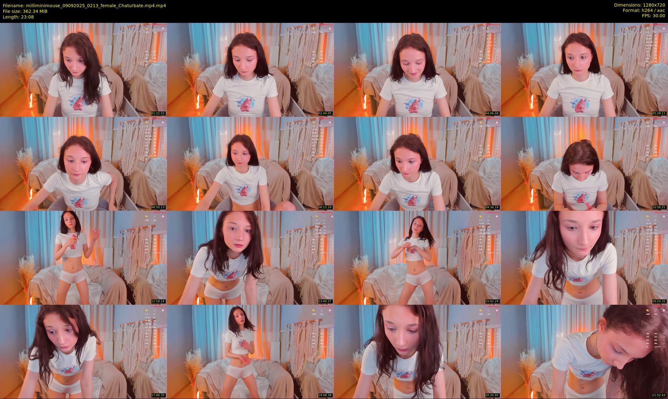 milliminimouse — 24 minute Chaturbate female cam show recording, 720p, Sep 9, 2025