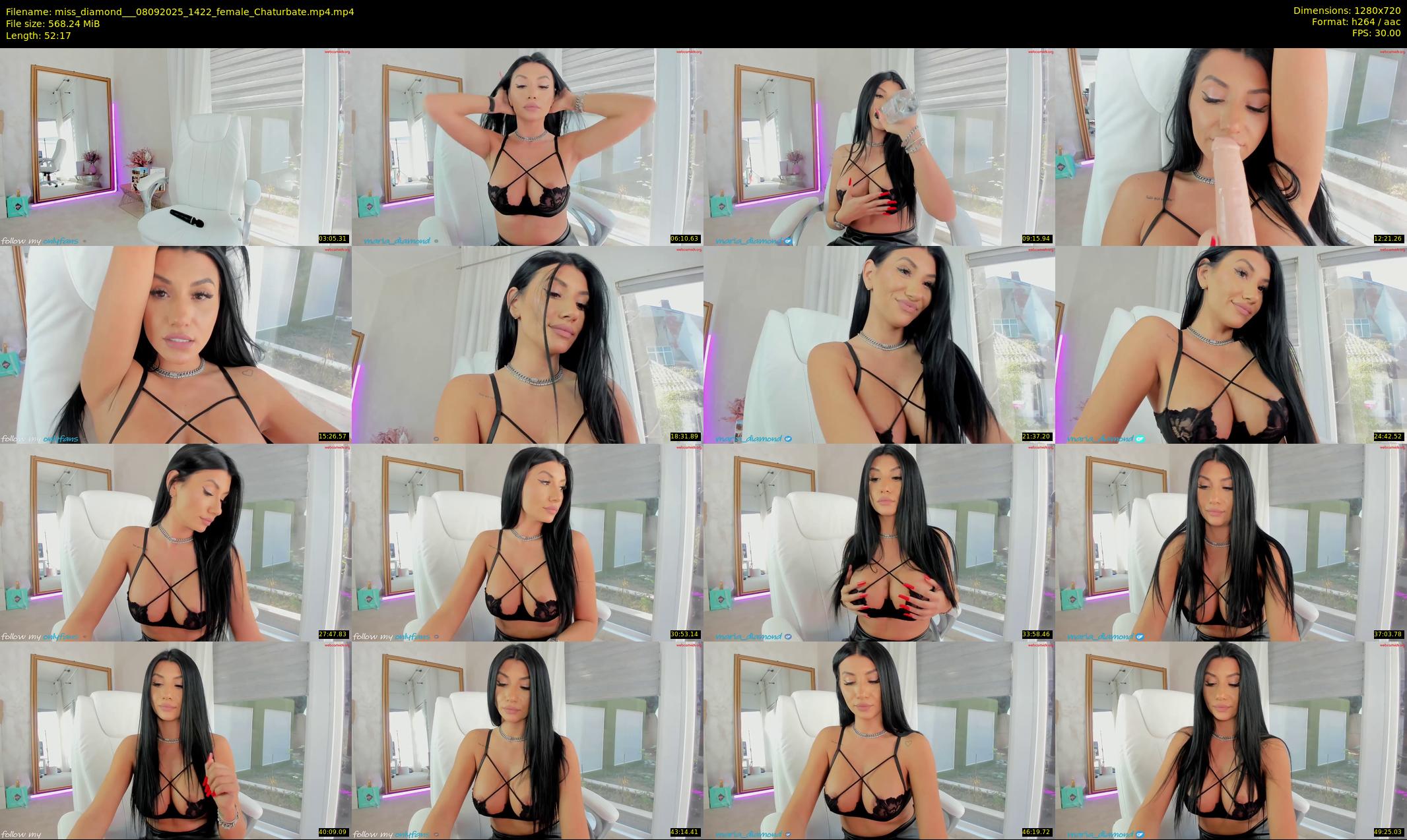 miss_diamond__ — 53 minute Chaturbate female cam show recording, 720p, Sep 8, 2025