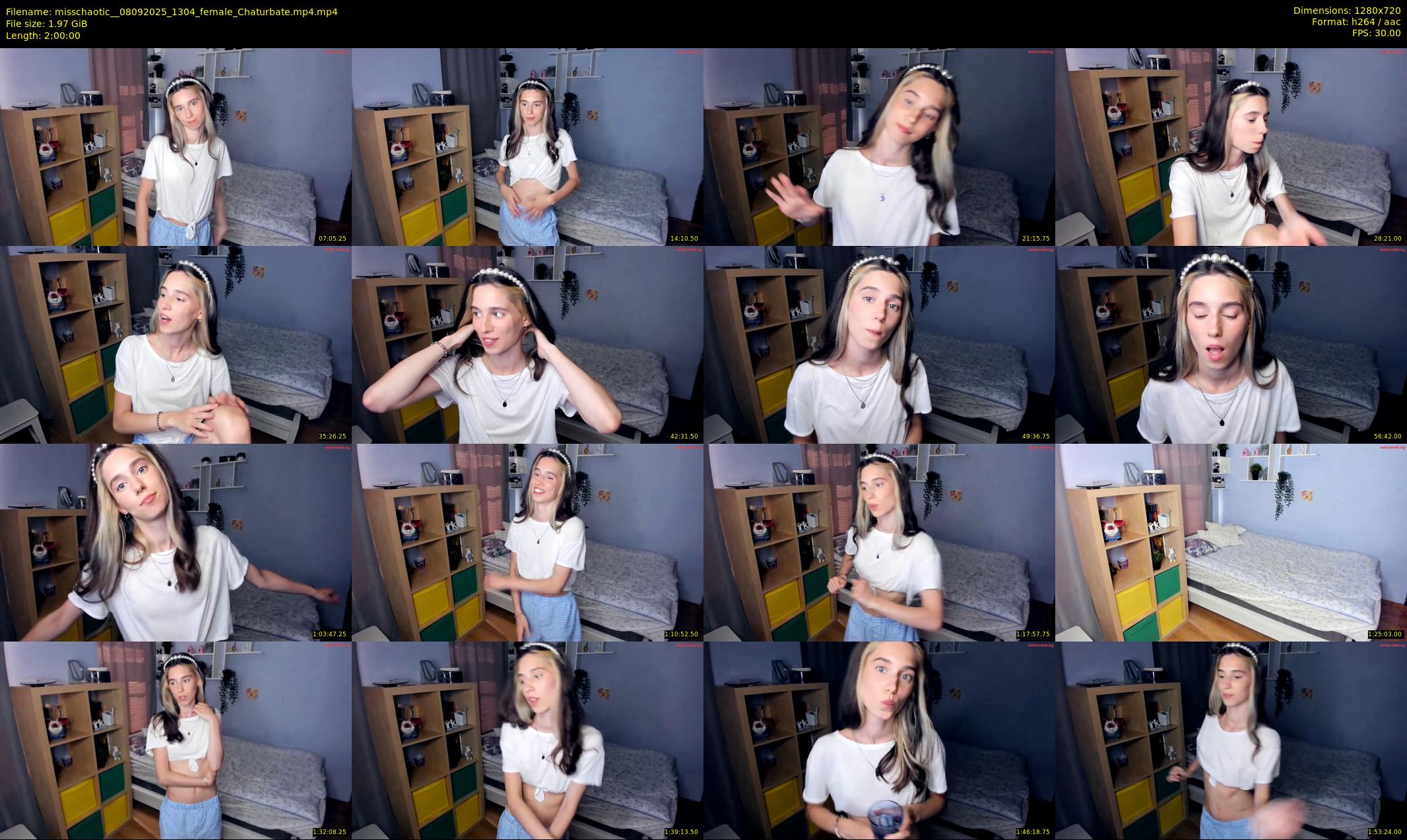 misschaotic_ — 120 minute Chaturbate female cam show recording, 720p, Sep 8, 2025