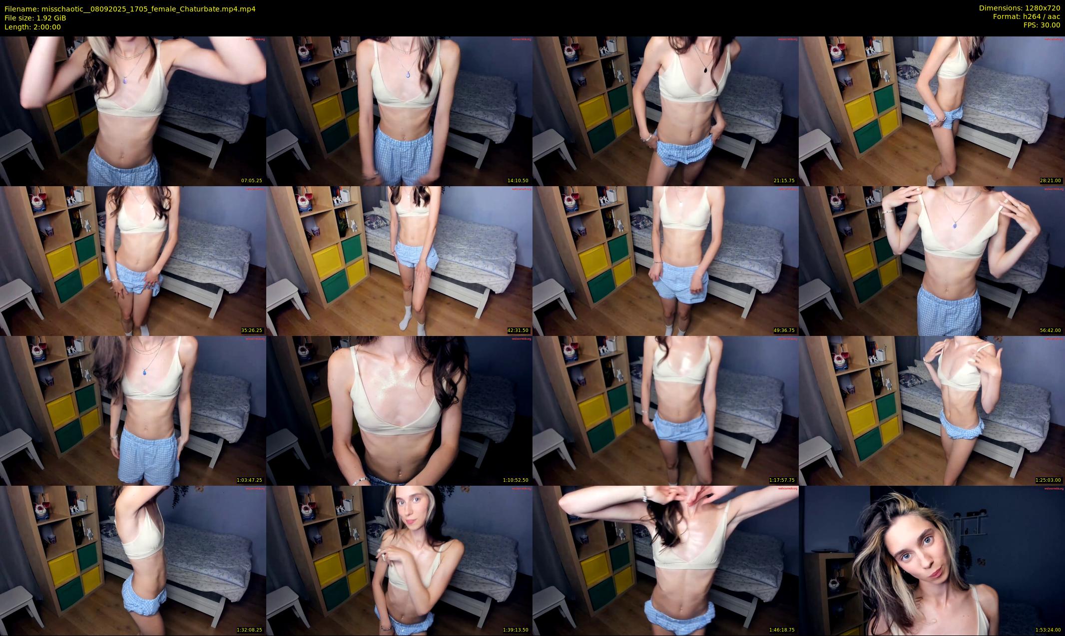 misschaotic_ — 120 minute Chaturbate female cam show recording, 720p, Sep 8, 2025