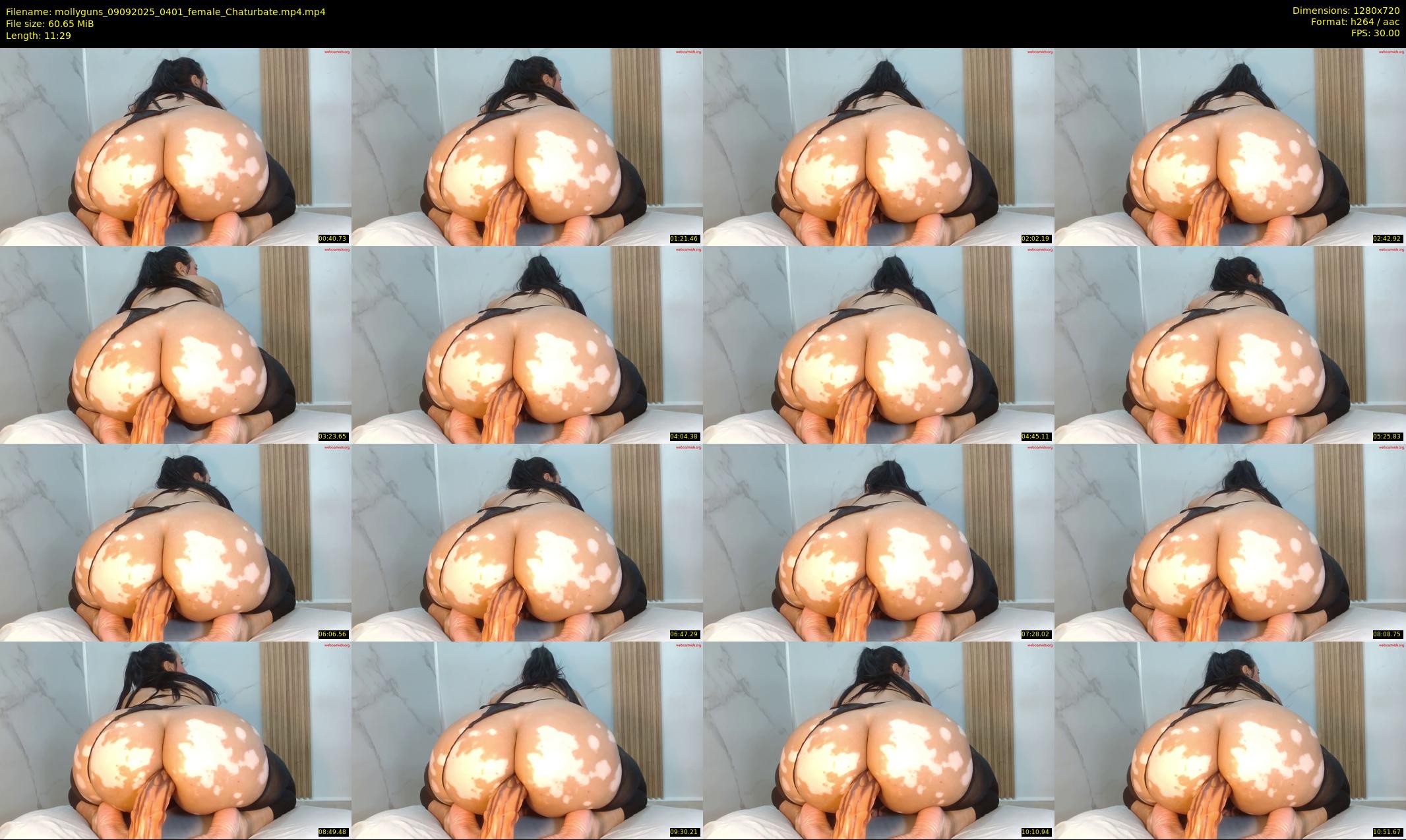 mollyguns — 12 minute Chaturbate female cam show recording, 720p, Sep 9, 2025
